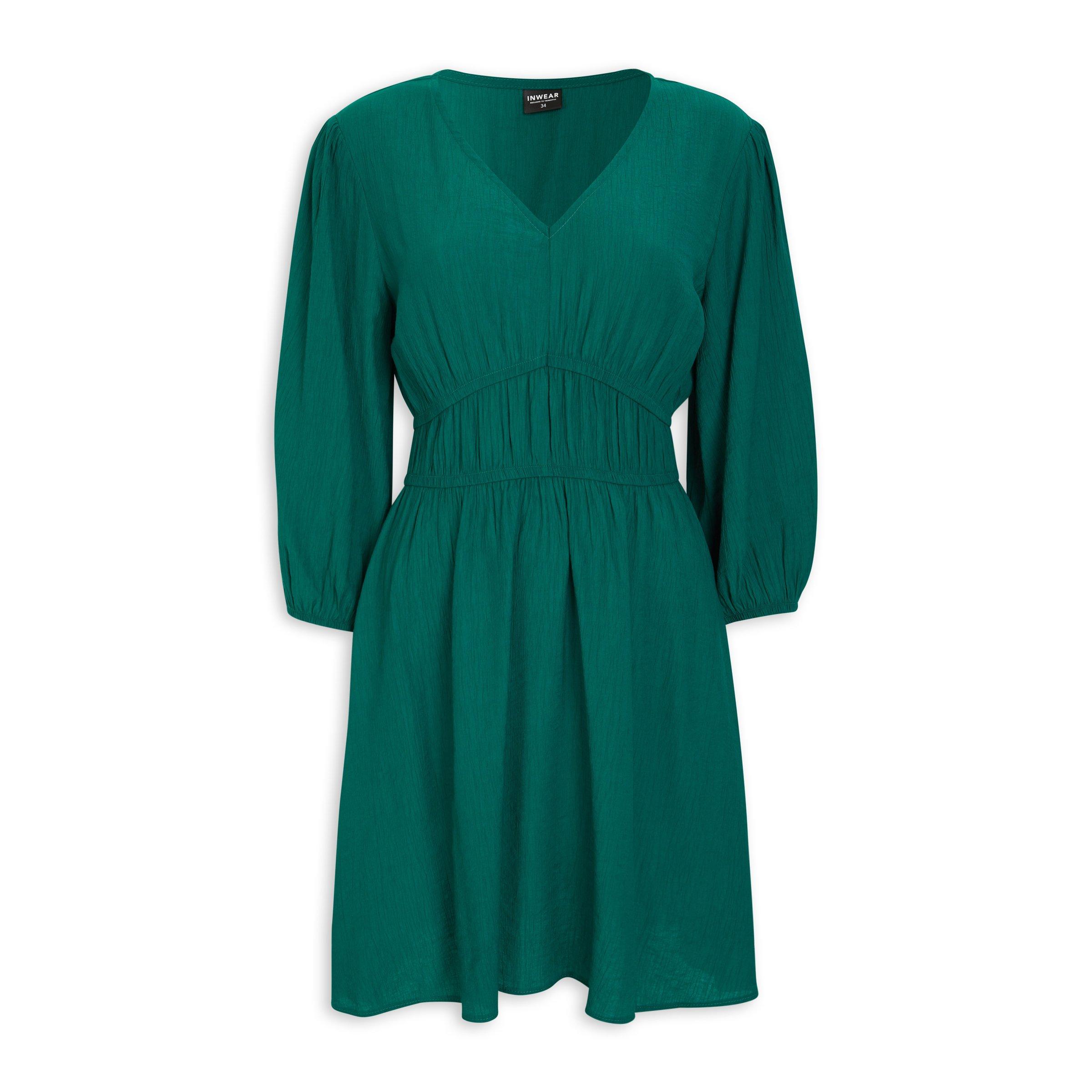 Green Sotfly Waisted Dress (3090975) | Inwear