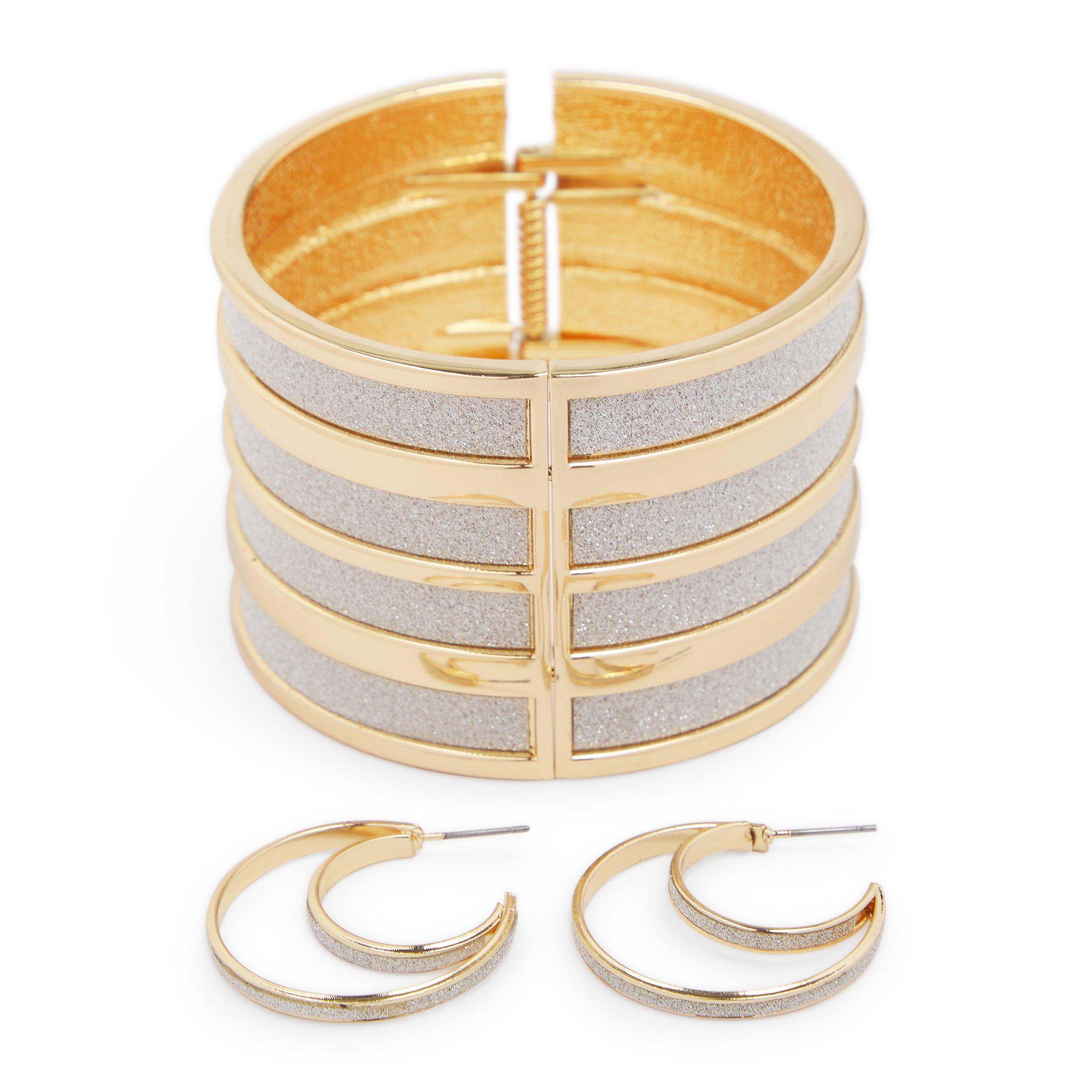 Gold Clutch & Earrings Set (3091055) Truworths