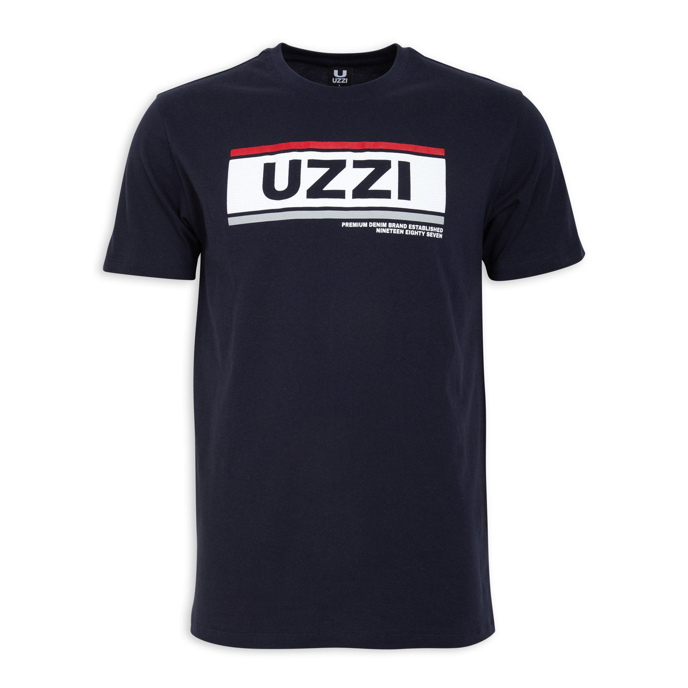 Navy Branded T-shirt (3091079) | UZZI