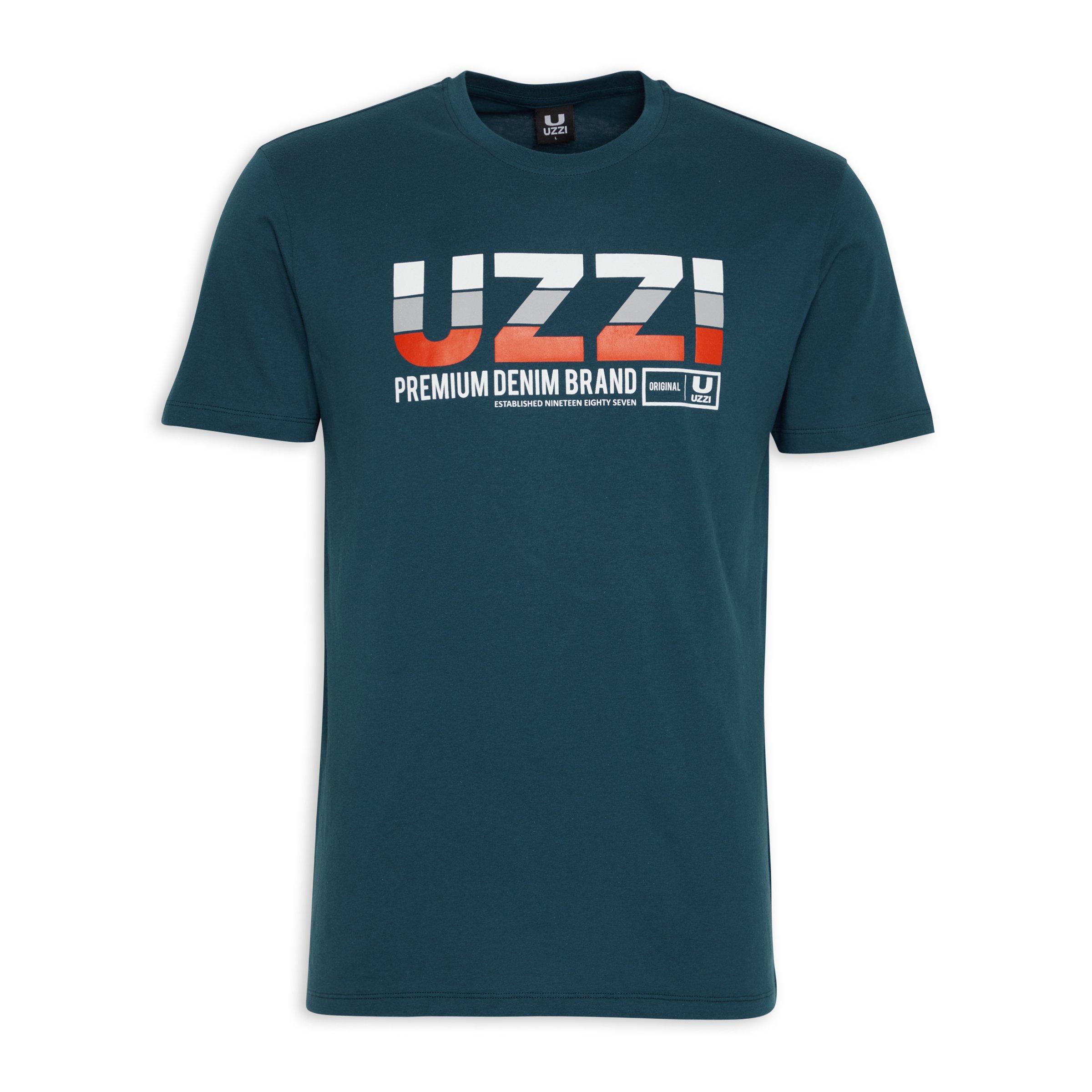 Teal Branded T-shirt (3091080) | UZZI