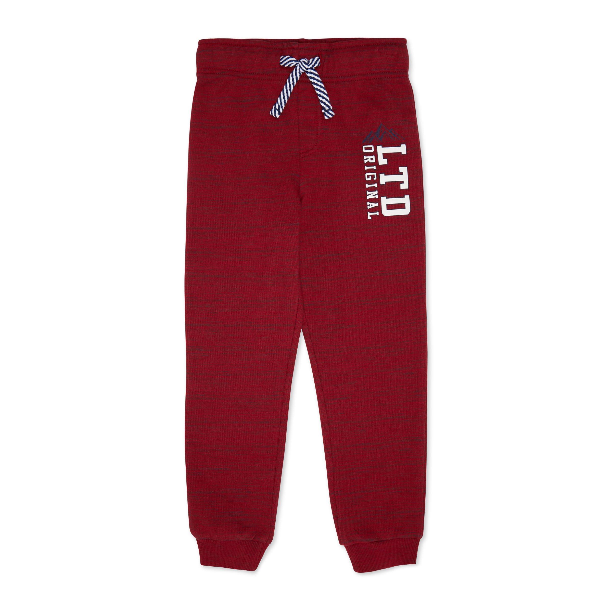 Kid Boy Red Cuffed Jogger (3091137) | LTD Kids