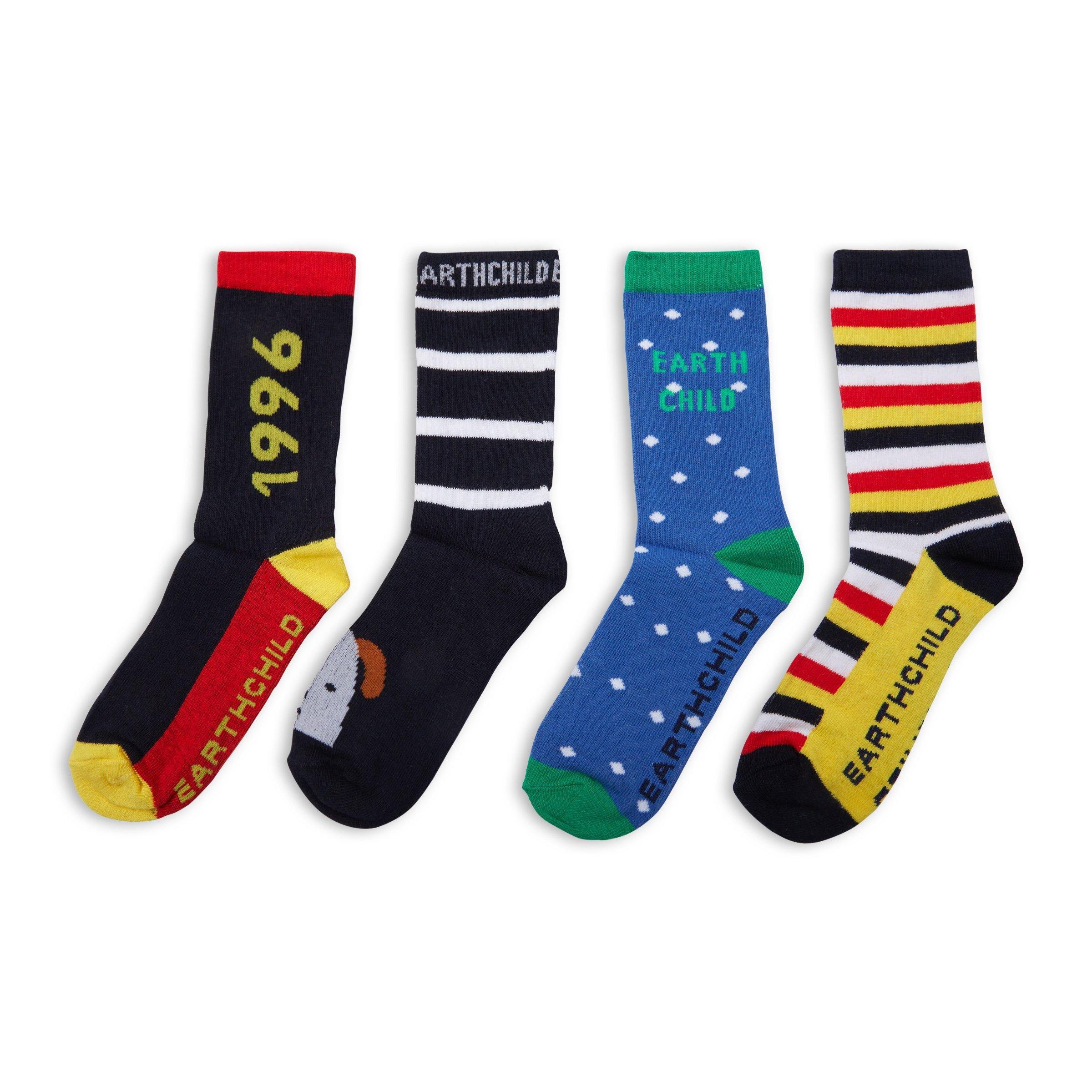 4-pack Boys Socks (3091298) | Earthchild