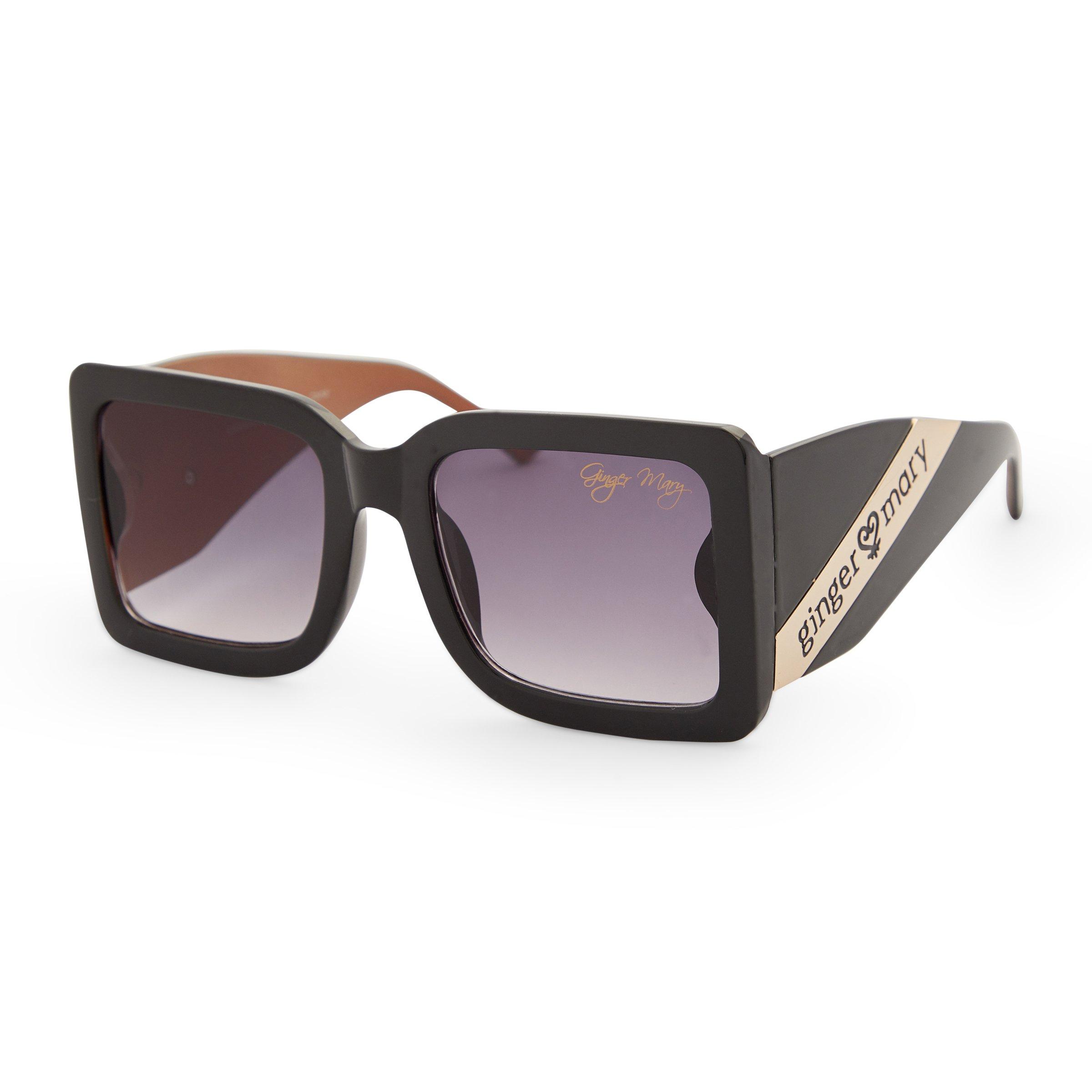 Black Oversized Sunglasses 3091550 Ginger Mary 