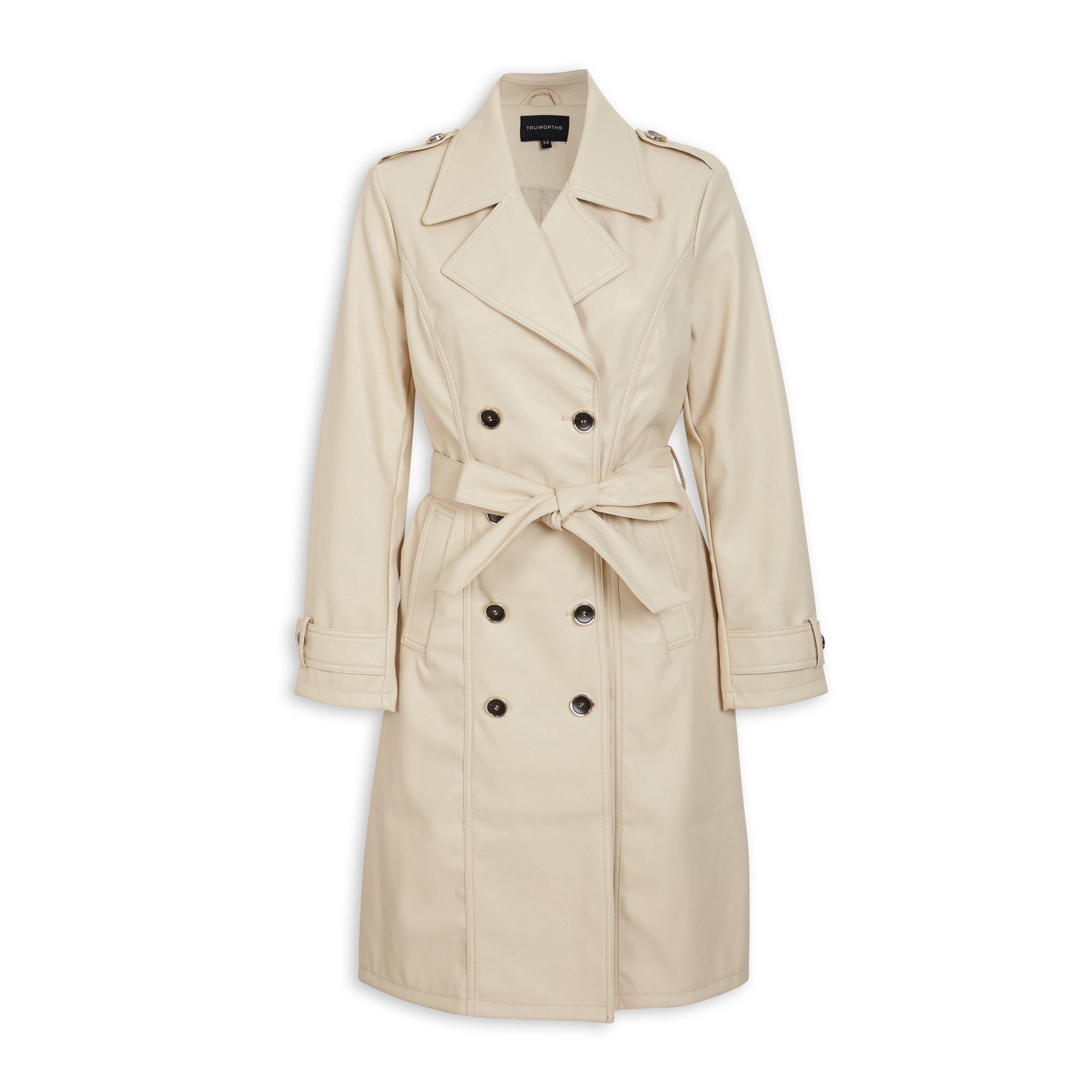 Stone Belted Trench Coat (3091647) | Truworths