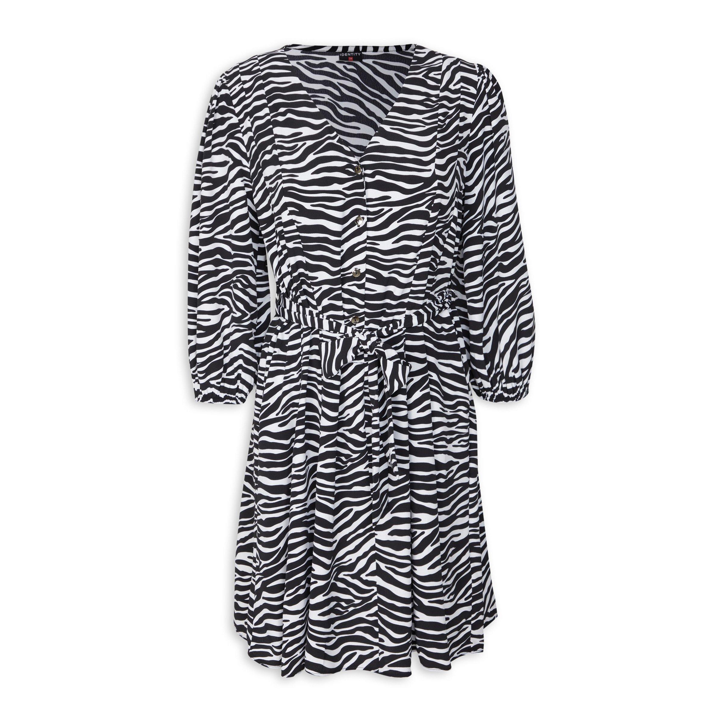 Zebra Print Shirt Dress (3091656) | Identity
