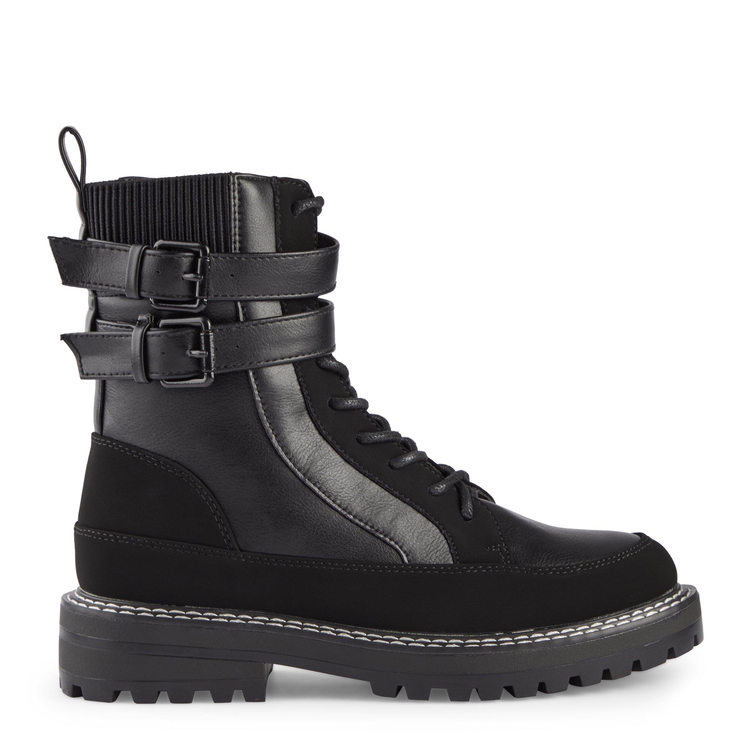 Black Lace Up Boot (3092216) | Truworths
