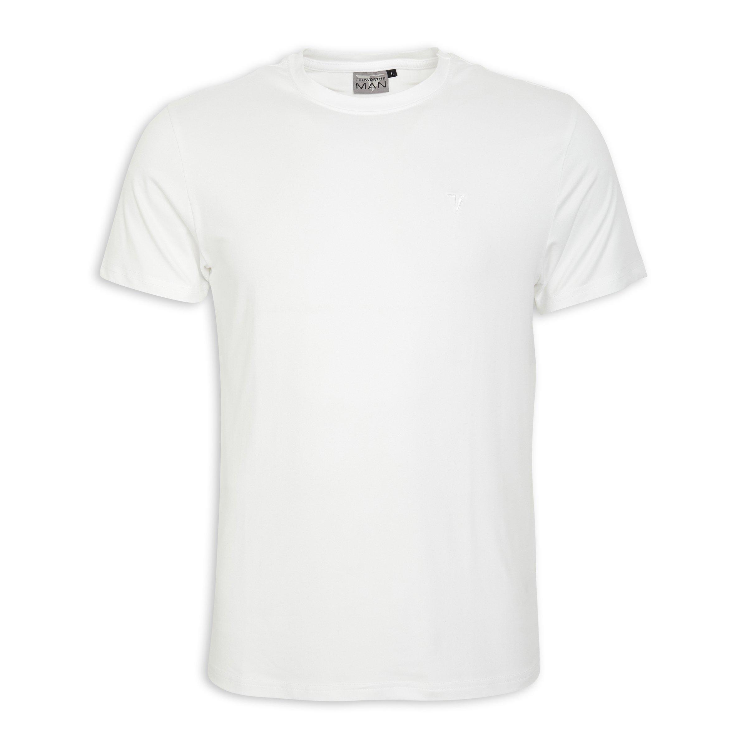 White Basic Tee (3092226) | Truworths Man