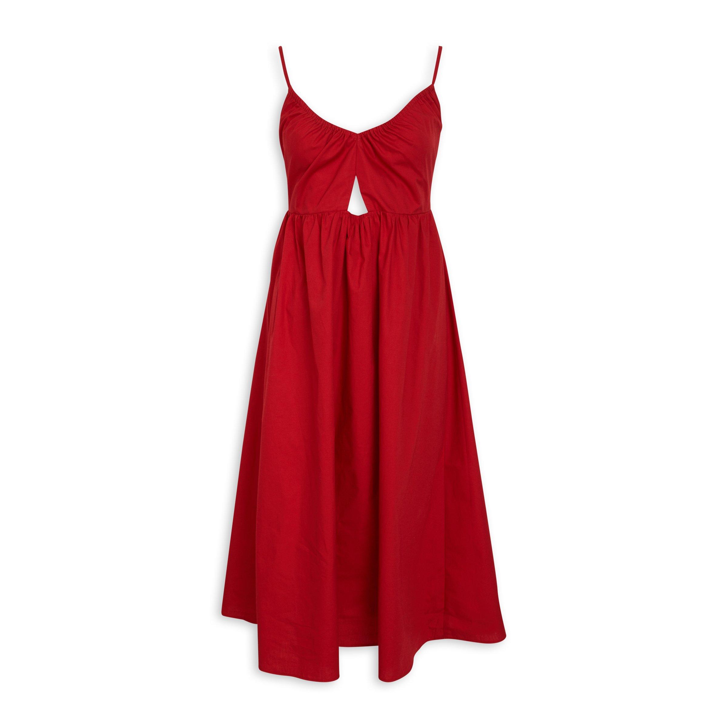 Red Cut Out Dress (3092243) | Hey Betty