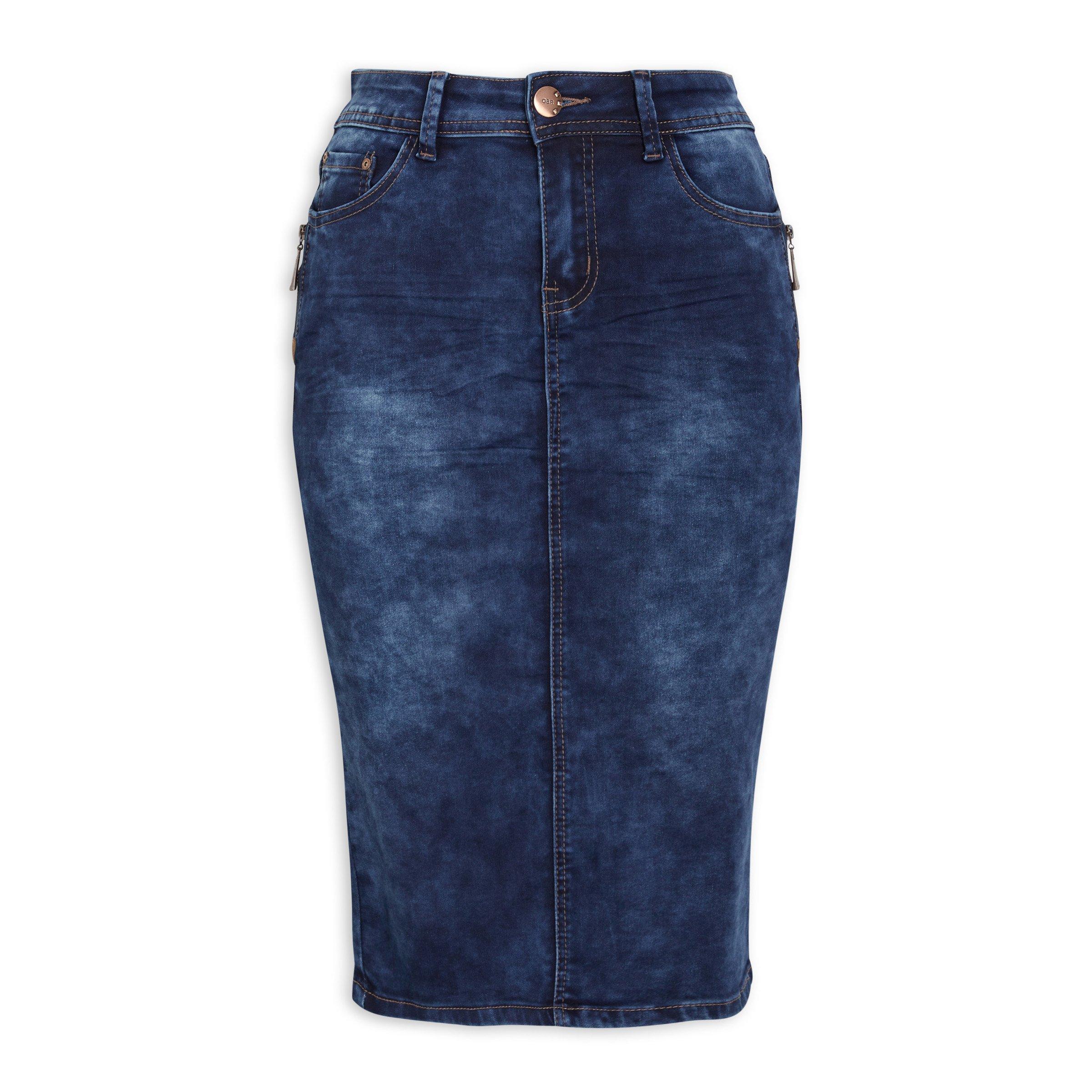 Indigo Denim Skirt (3092928) | OUTBACK RED