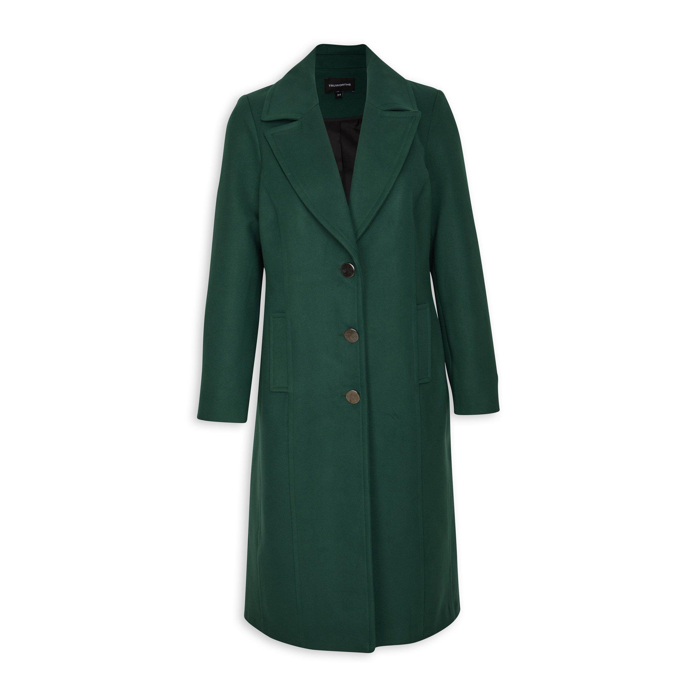 Green Classic Coat (3093092) | Truworths