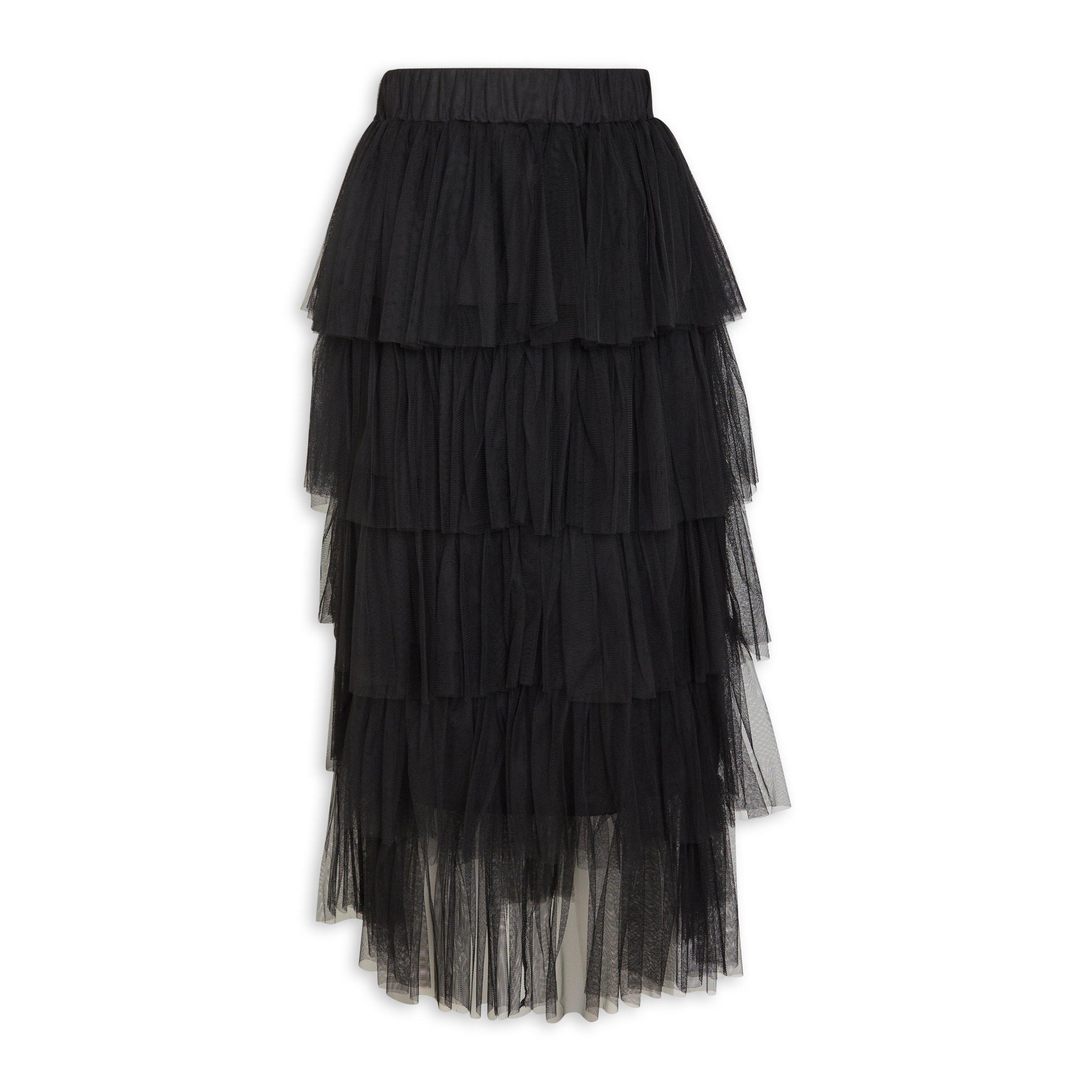 Black Tiered Skirt (3093420) | Truworths