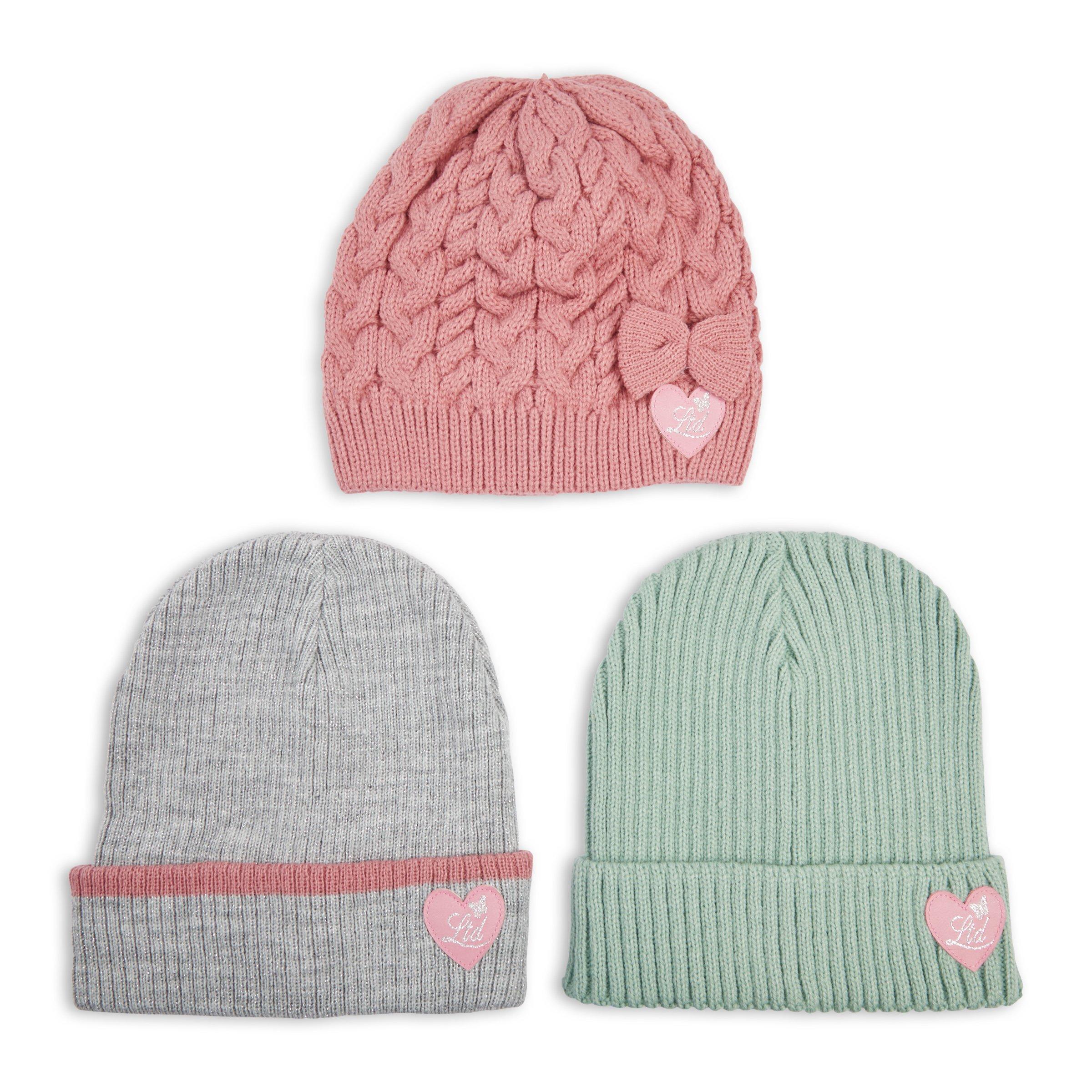 3pack Girls Beanies (3094076) LTD Kids