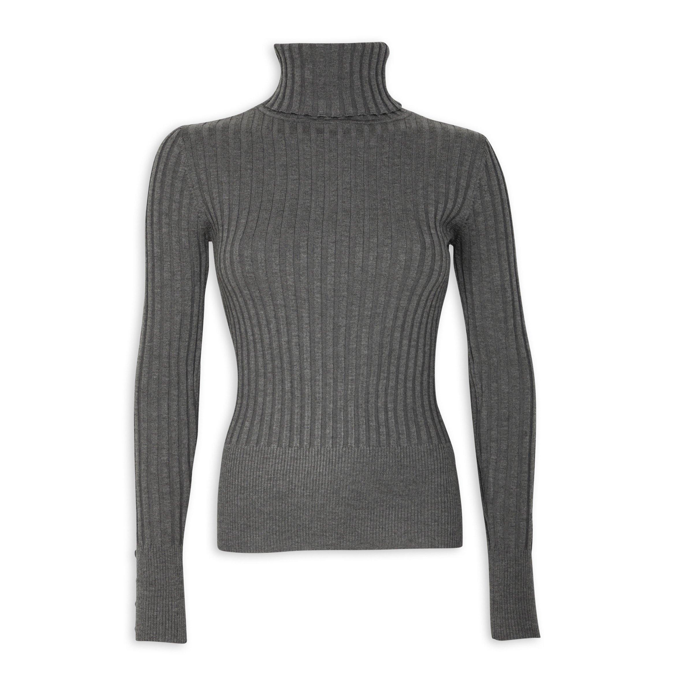 Charcoal Polo Neck (3095138) | OUTBACK RED