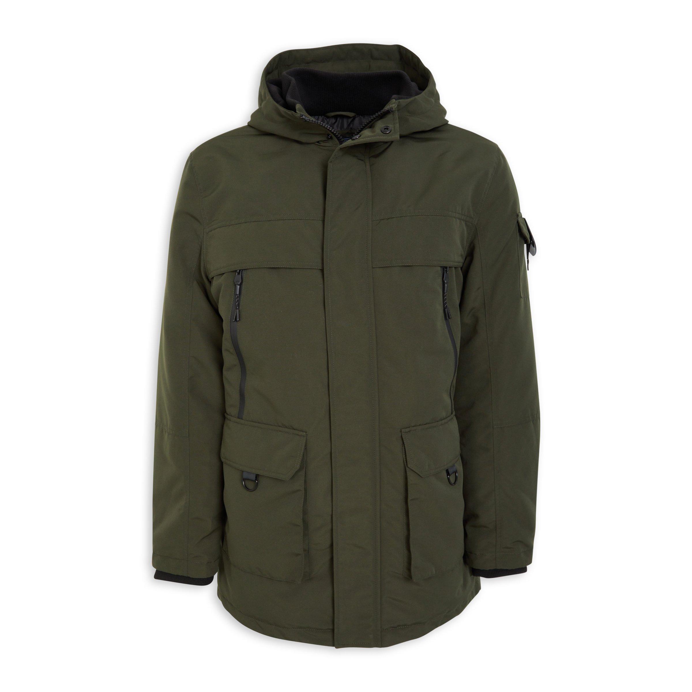 Green Hooded Parka Jacket (3095227) | Hemisphere