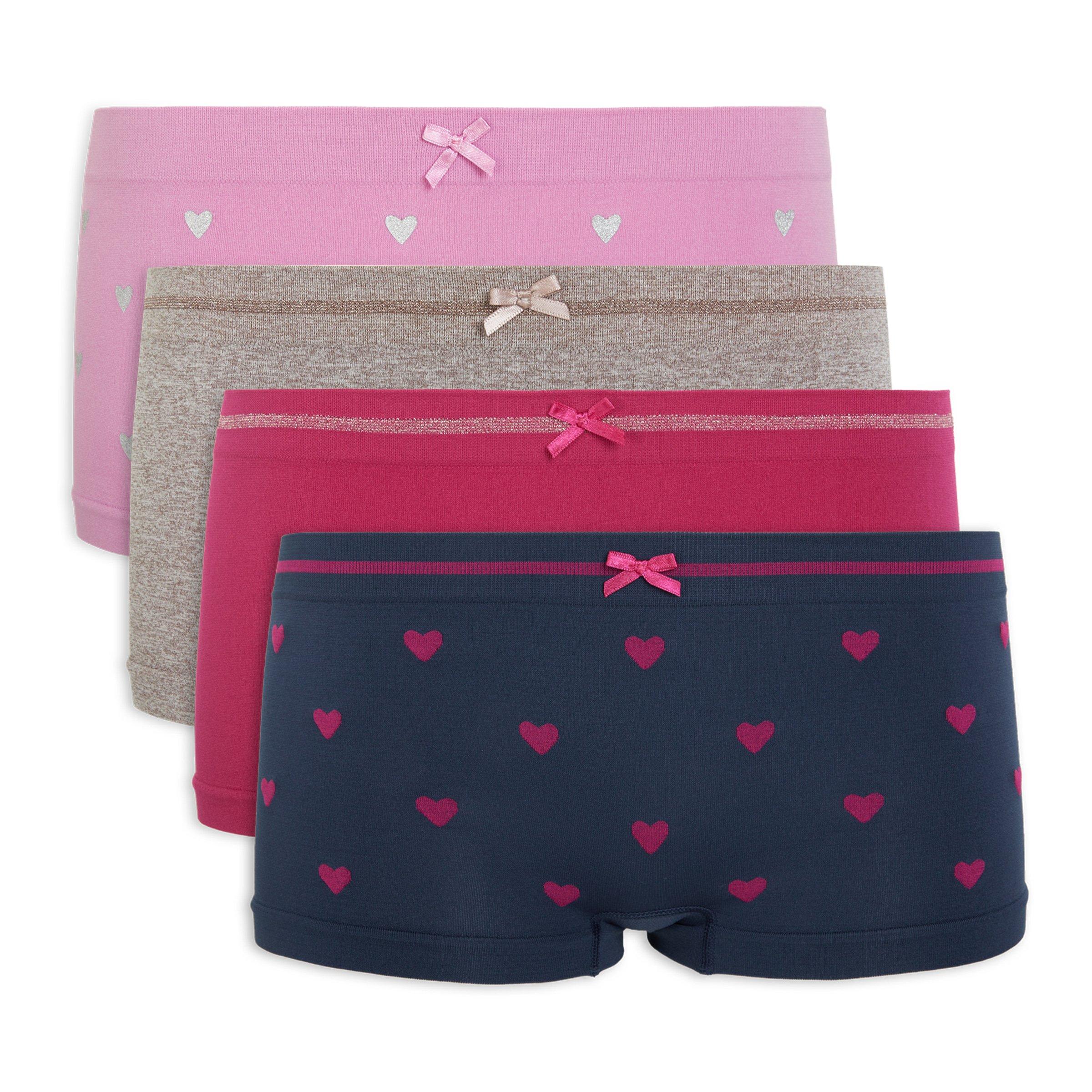 4pack Boxer Panties (3095717) Truworths