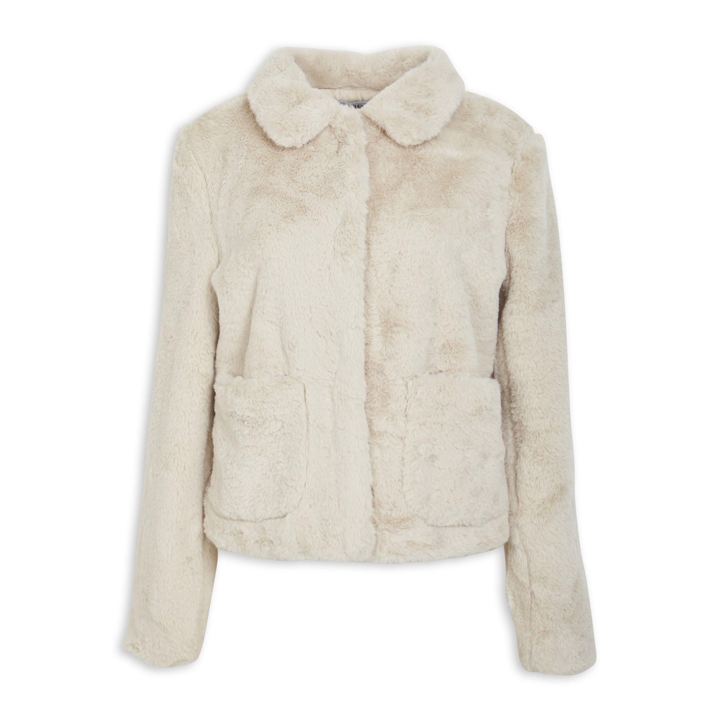 Stone Fluffy Jacket (3095748) | OUTBACK RED