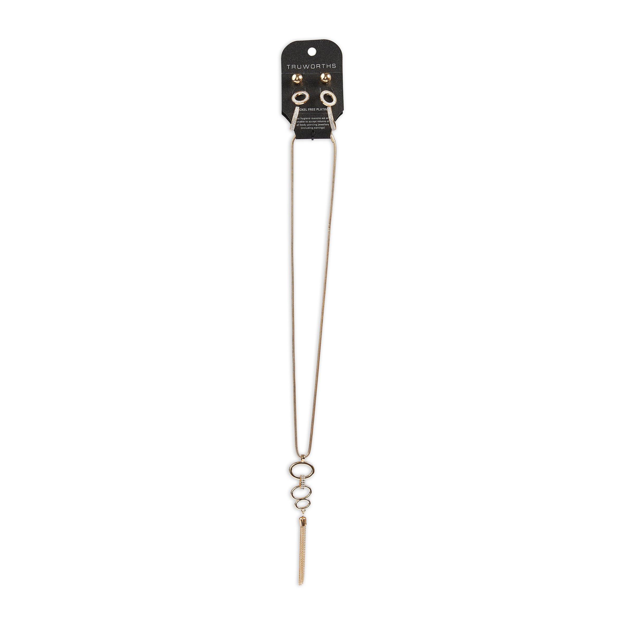 Gold Tassel Necklace (3095798) | Truworths
