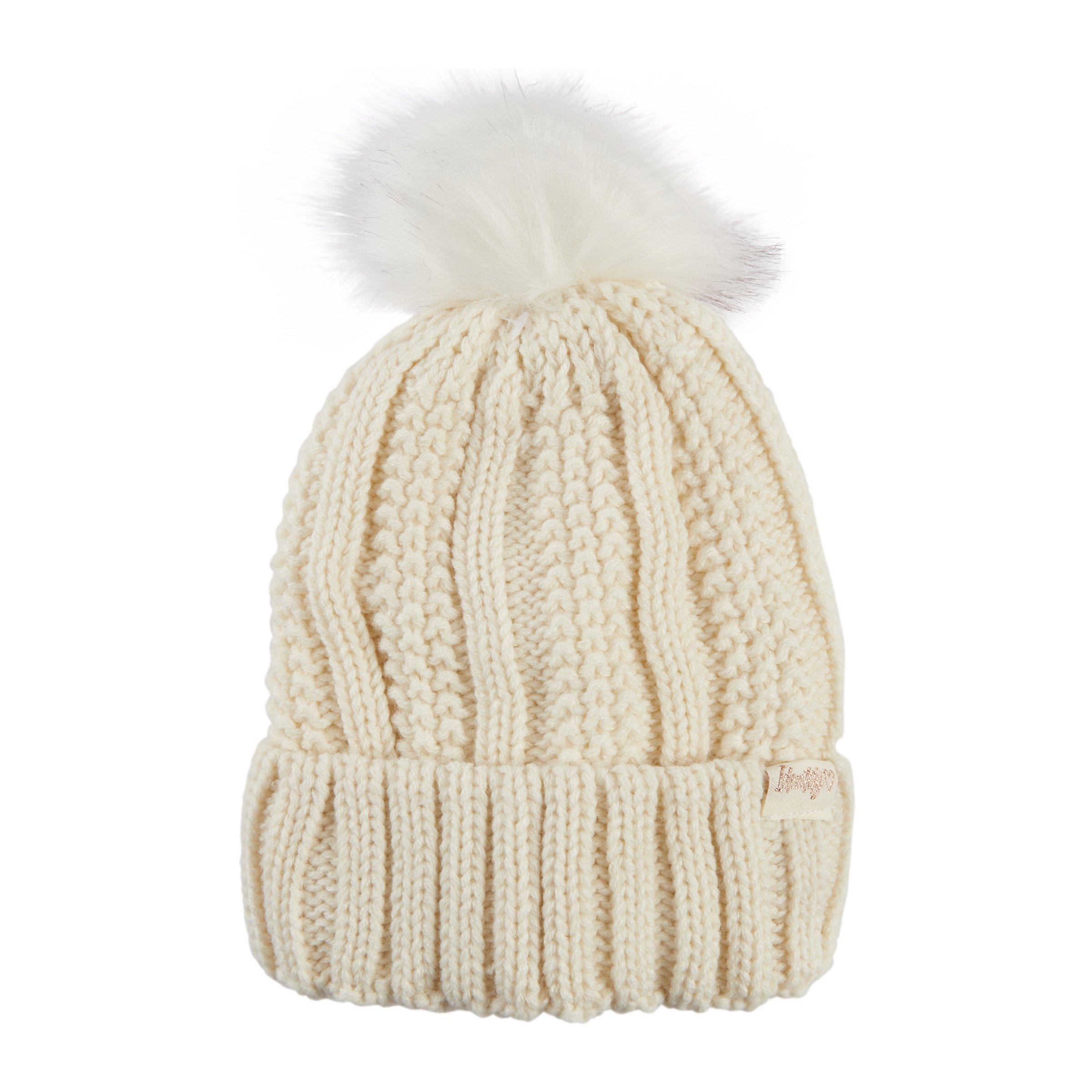 Beige Pom-Pom Beanie (3095950) | Identity