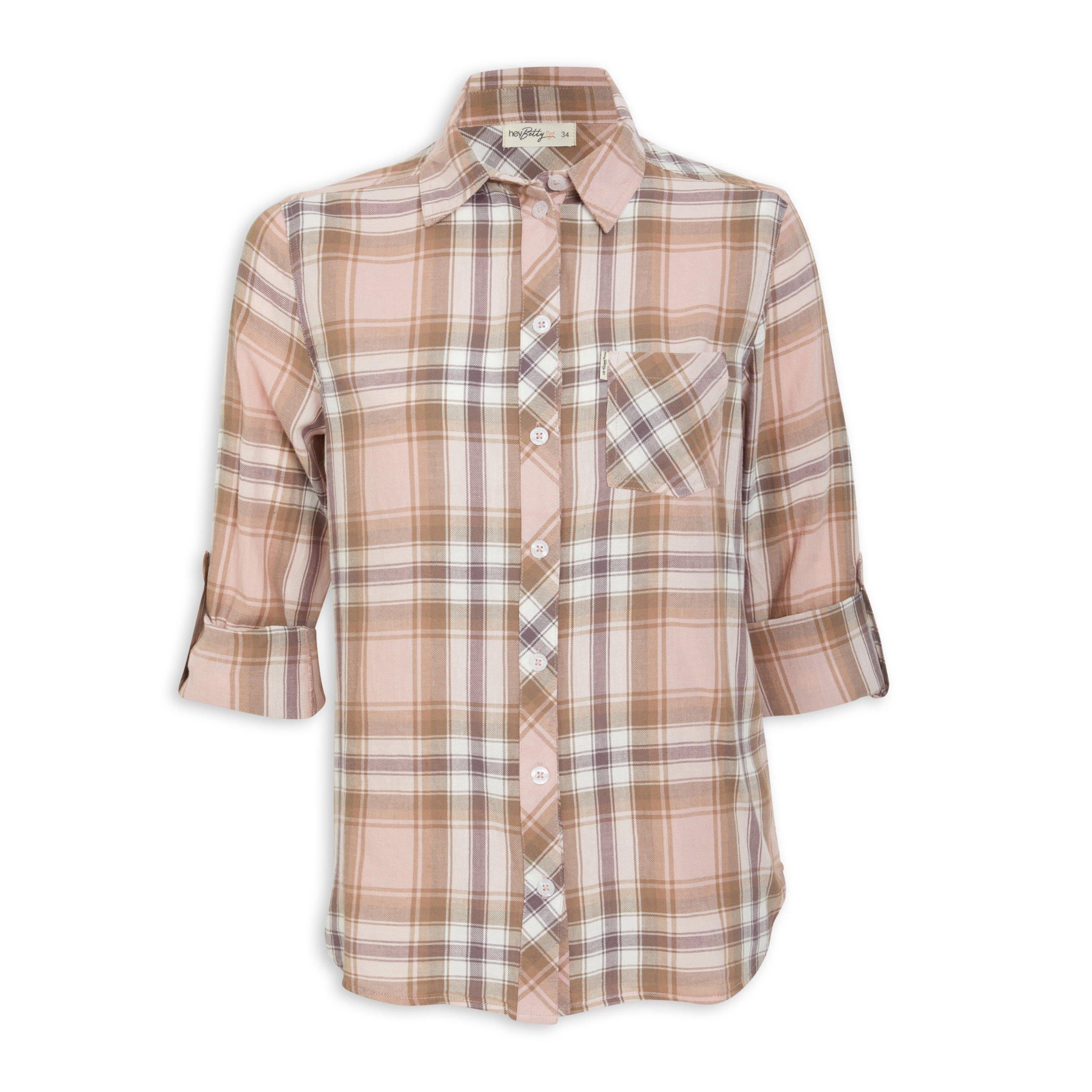 Check Relaxed Fit Shirt (3096374) | Hey Betty