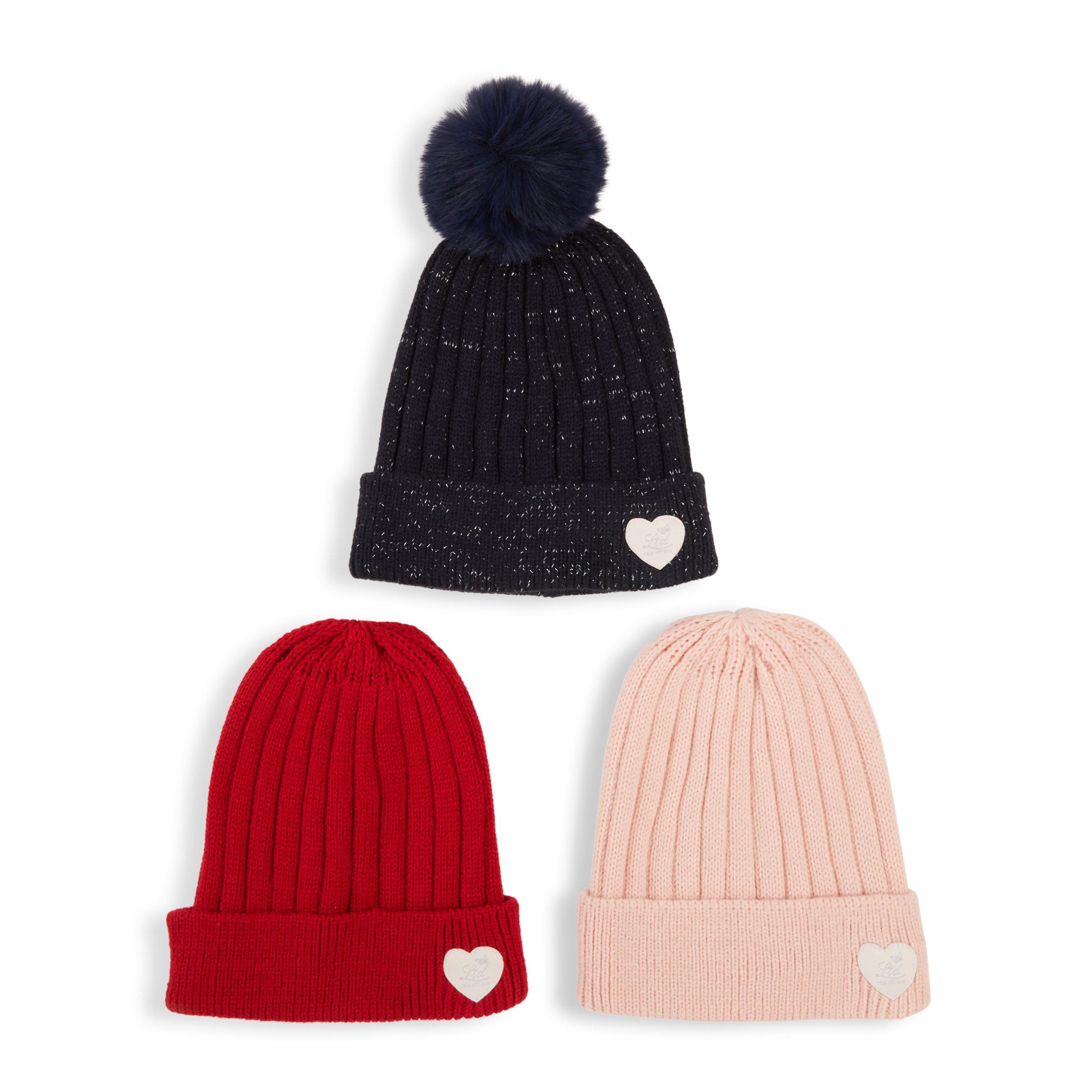 3pack Girls Beanies (3096711) LTD Kids