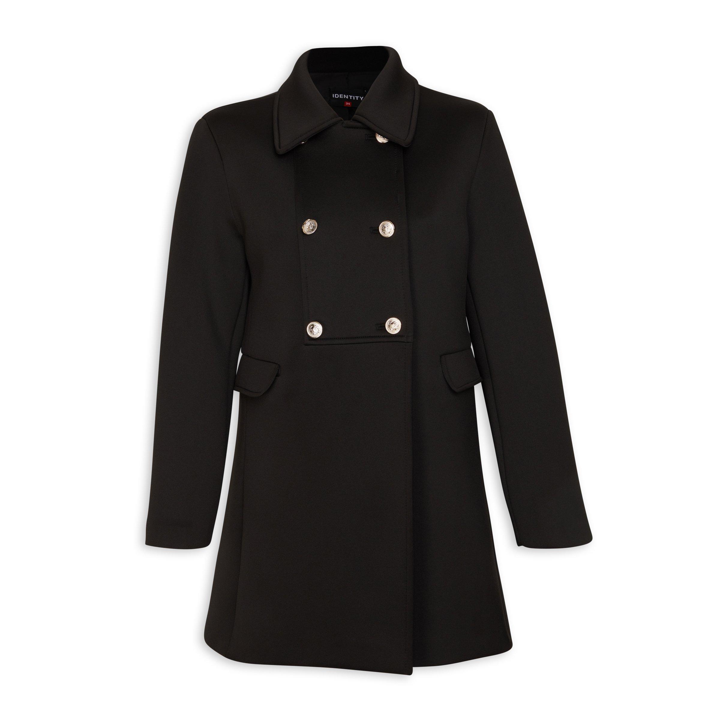 Black Pea Coat (3096941) Identity
