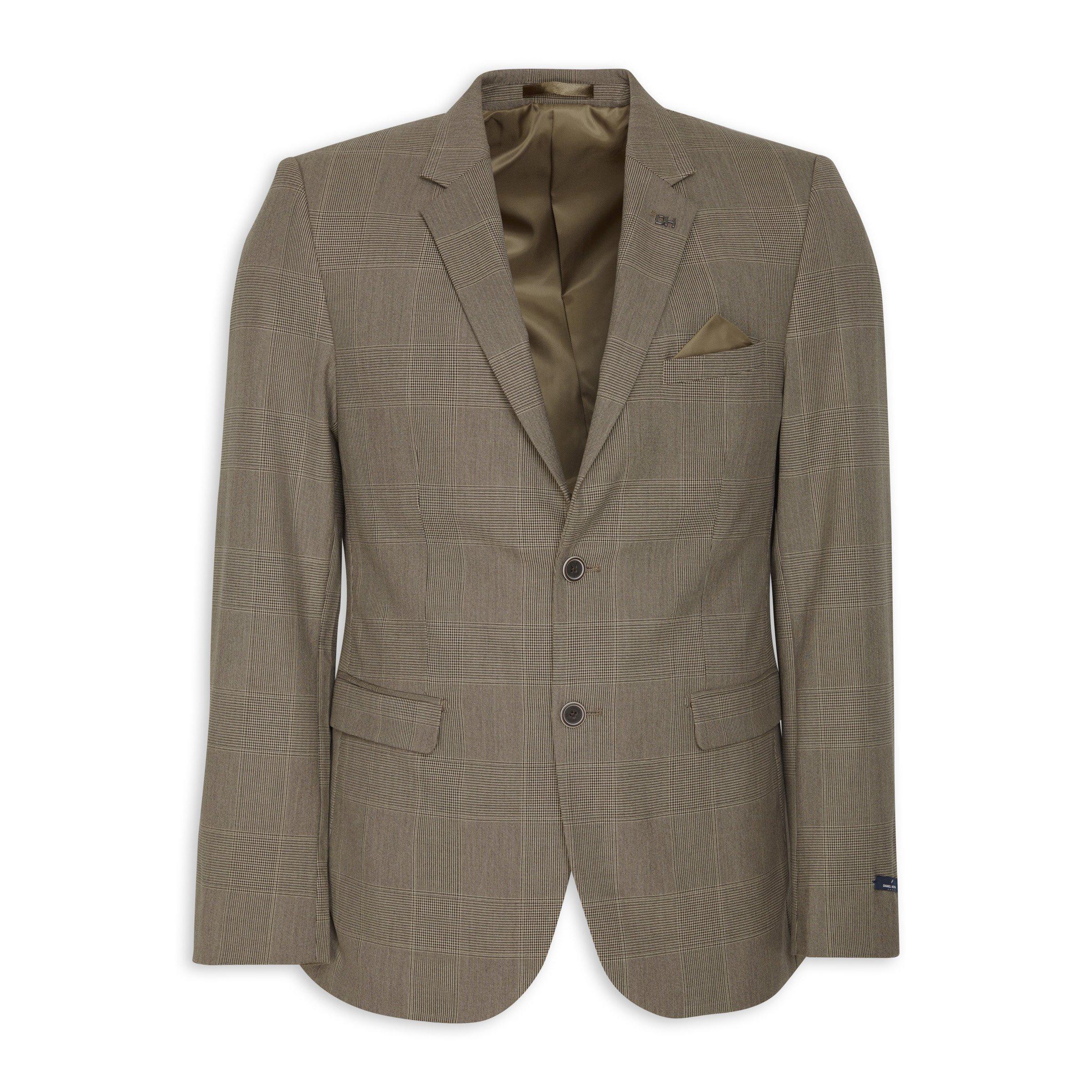 Brown Check Blazer (3097222) | Daniel Hechter