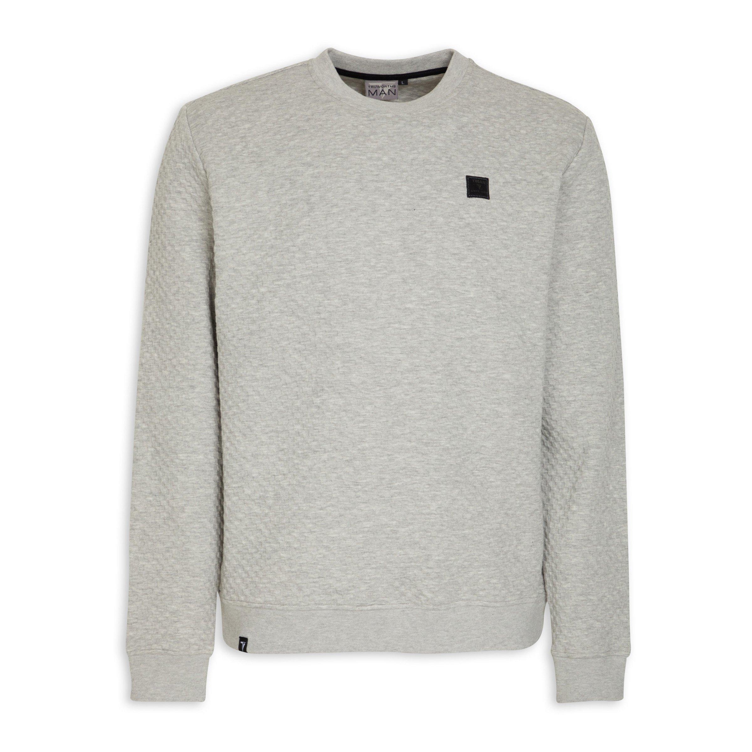 Grey Sweat Top (3097559) | Truworths Man