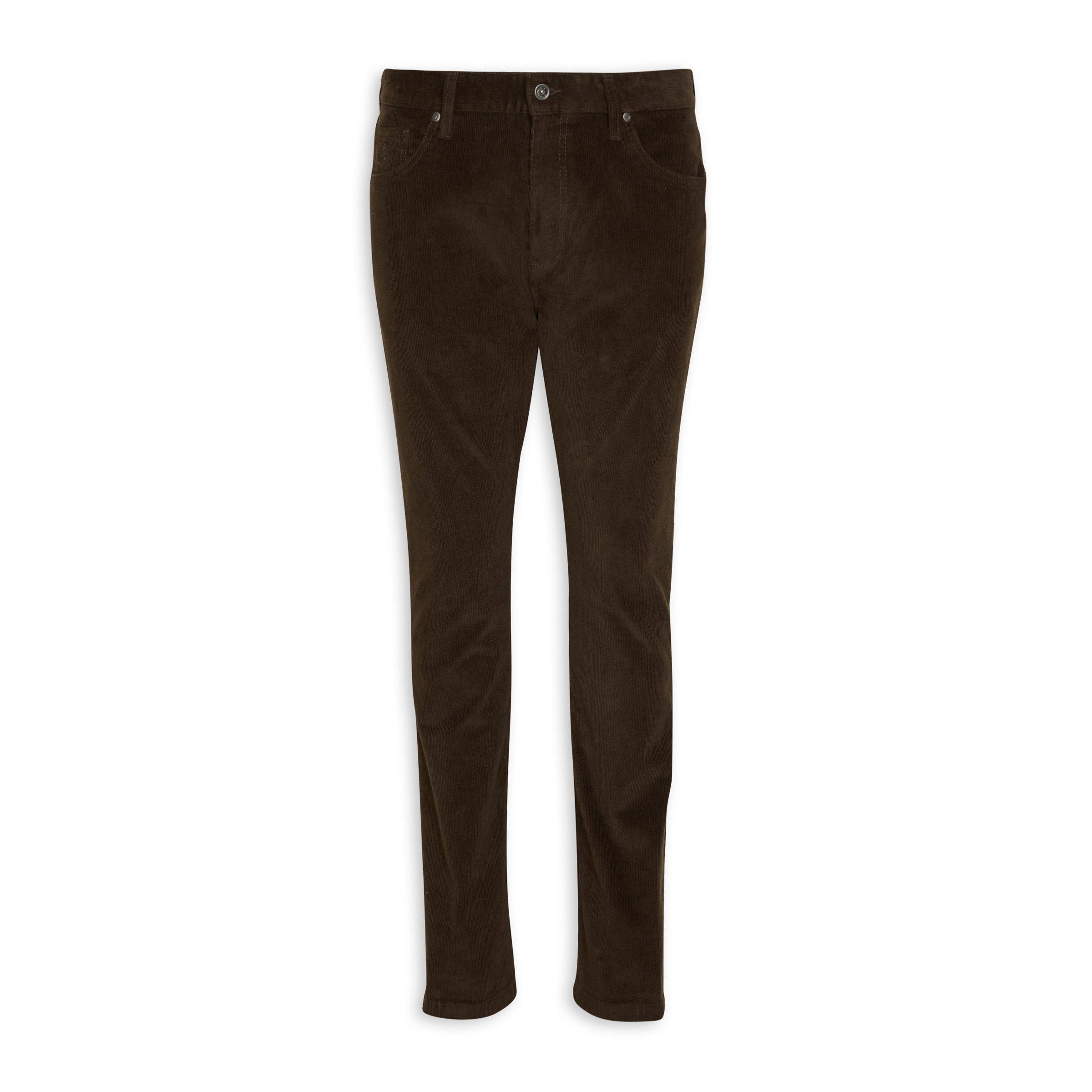 Brown Slim Fit Pant (3097600) | Daniel Hechter