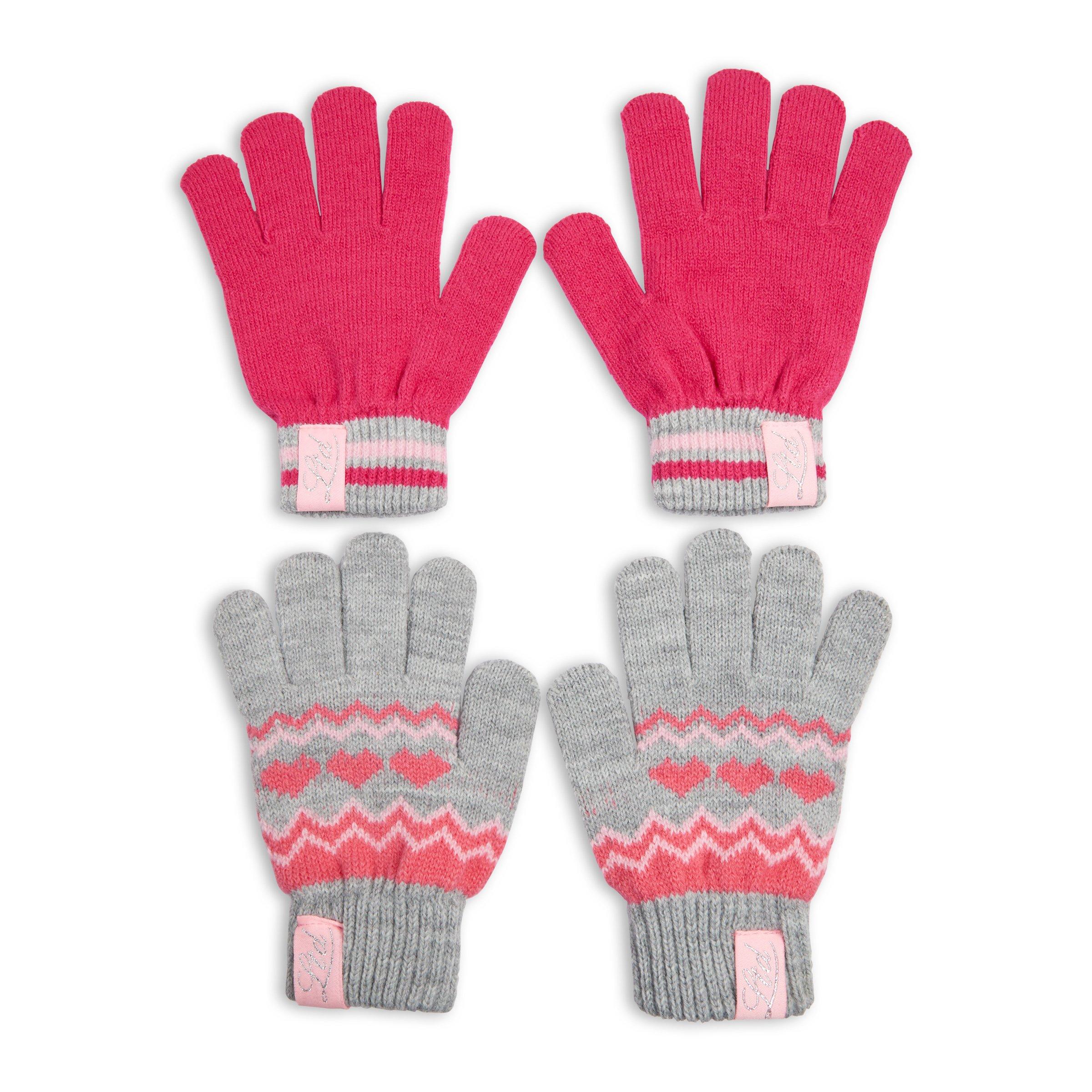 2pack Girls Gloves (3097715) LTD Kids