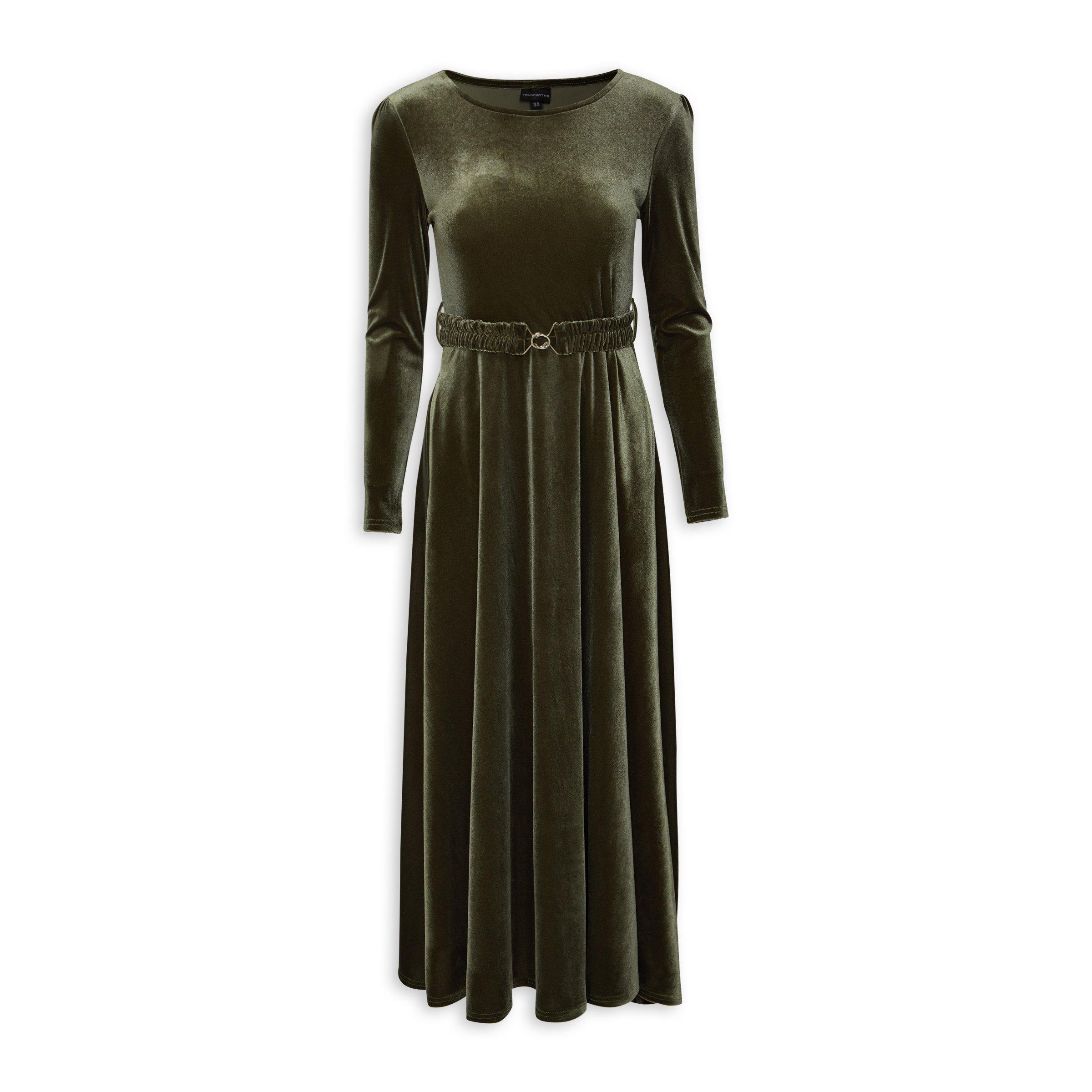 Green Fit & Flare Dress (3098093) | Truworths