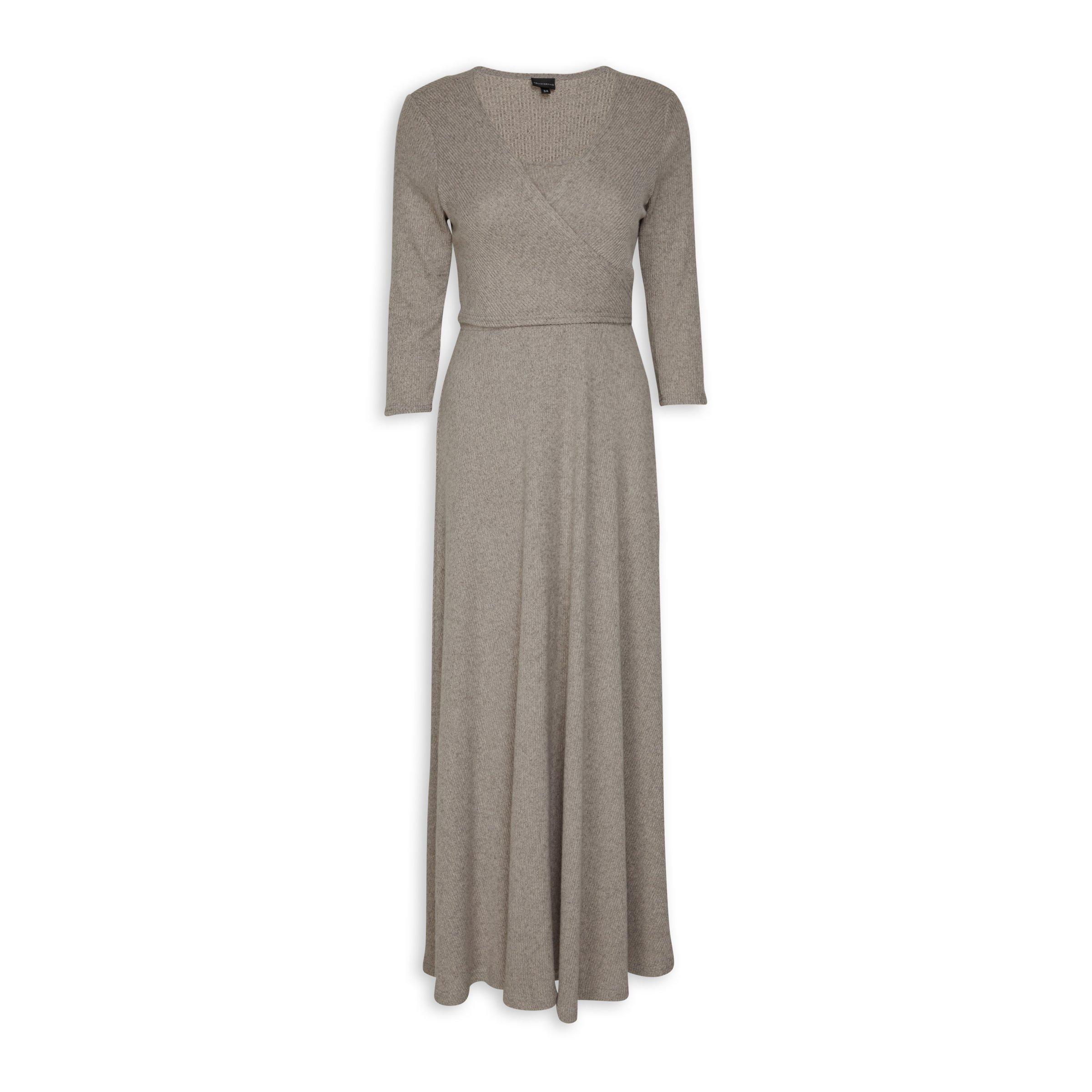 Mocha Fit & Flare Dress (3098283) | Truworths