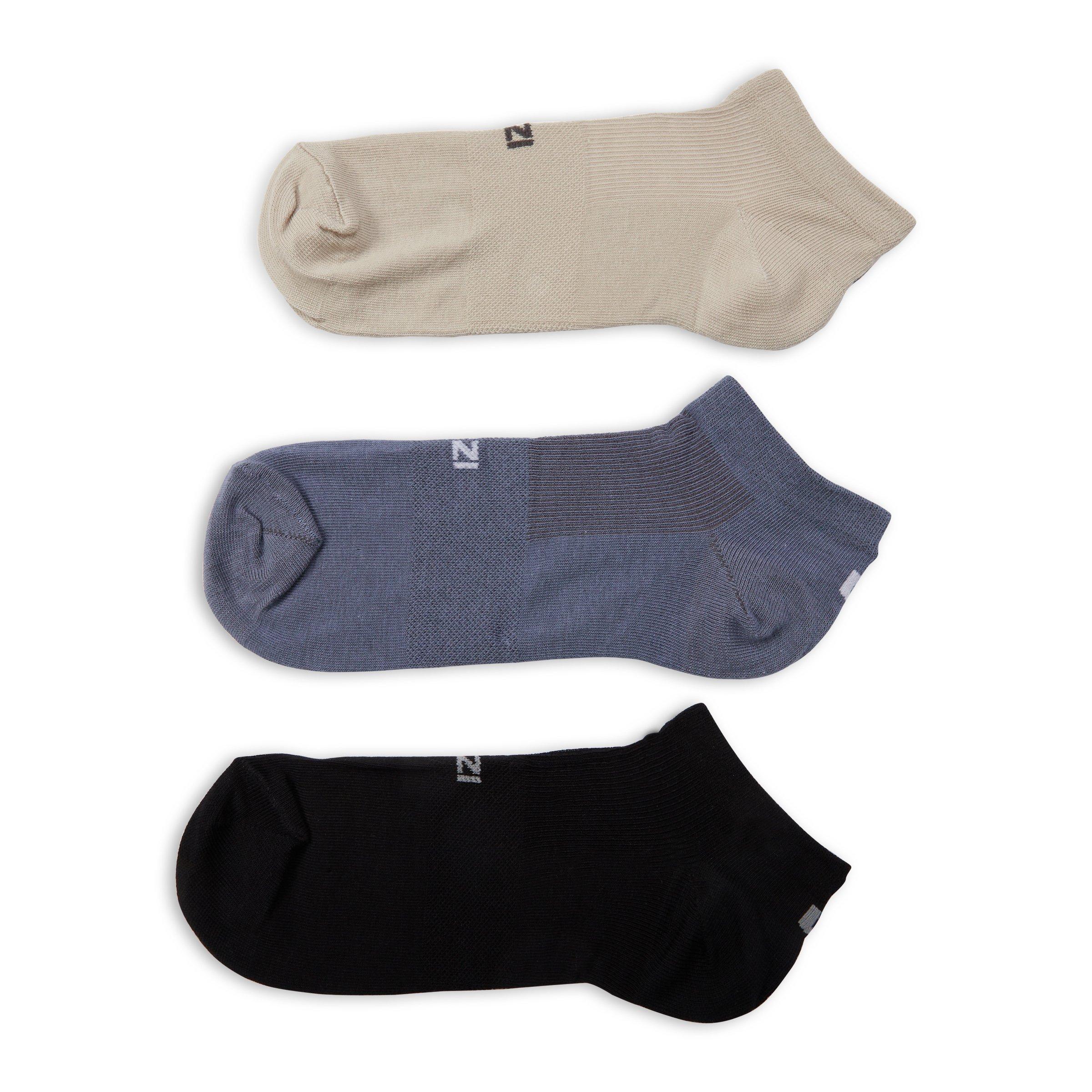 3-pack Trainer Socks (3098289) | UZZI