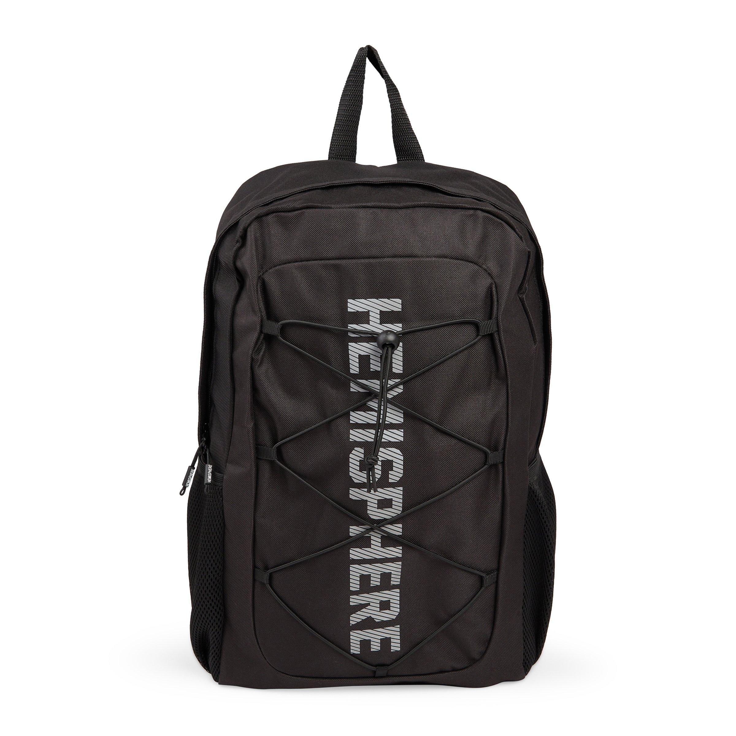 Black Branded Backpack (3098506) | Hemisphere