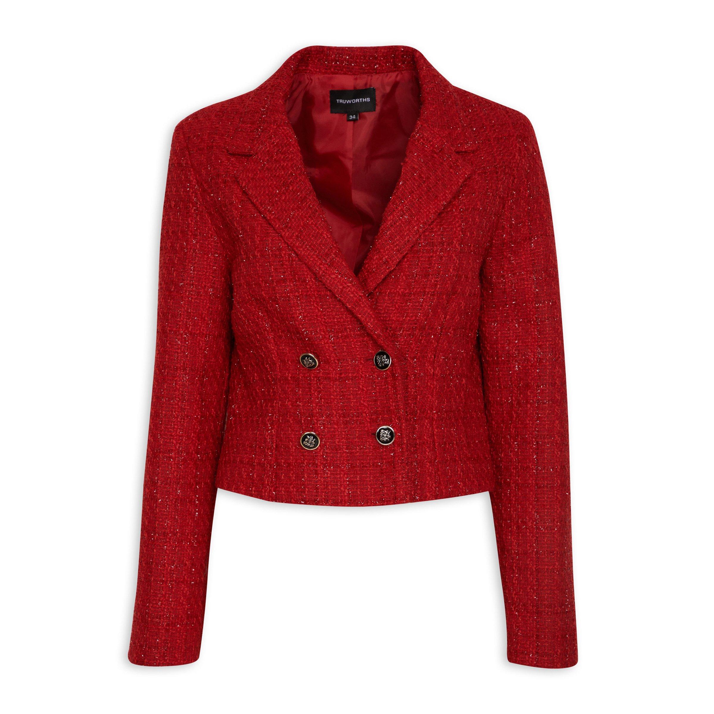 Red Double Breasted Blazer (3098781) | Truworths