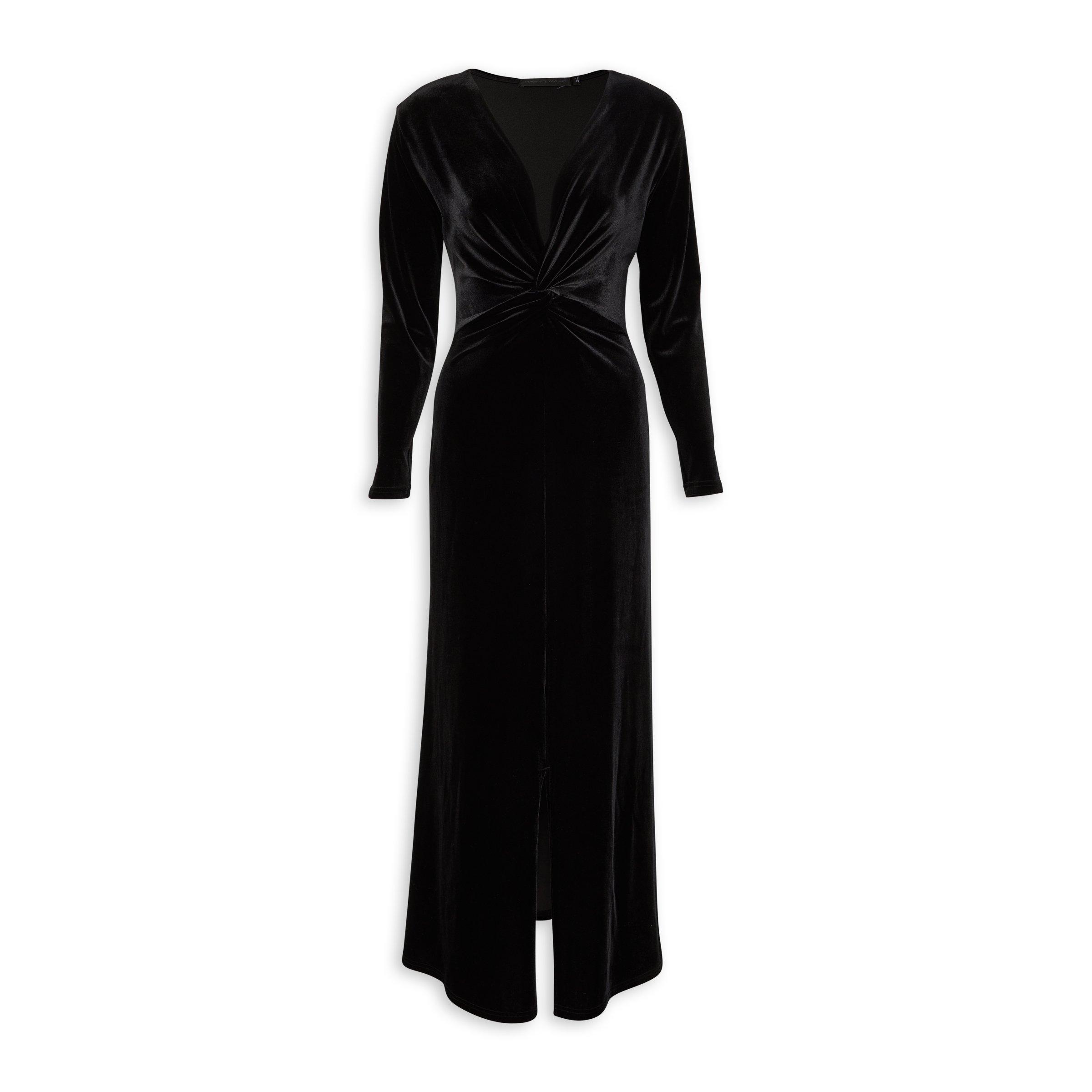 Black Column Evening Dress (3098943) | Truworths