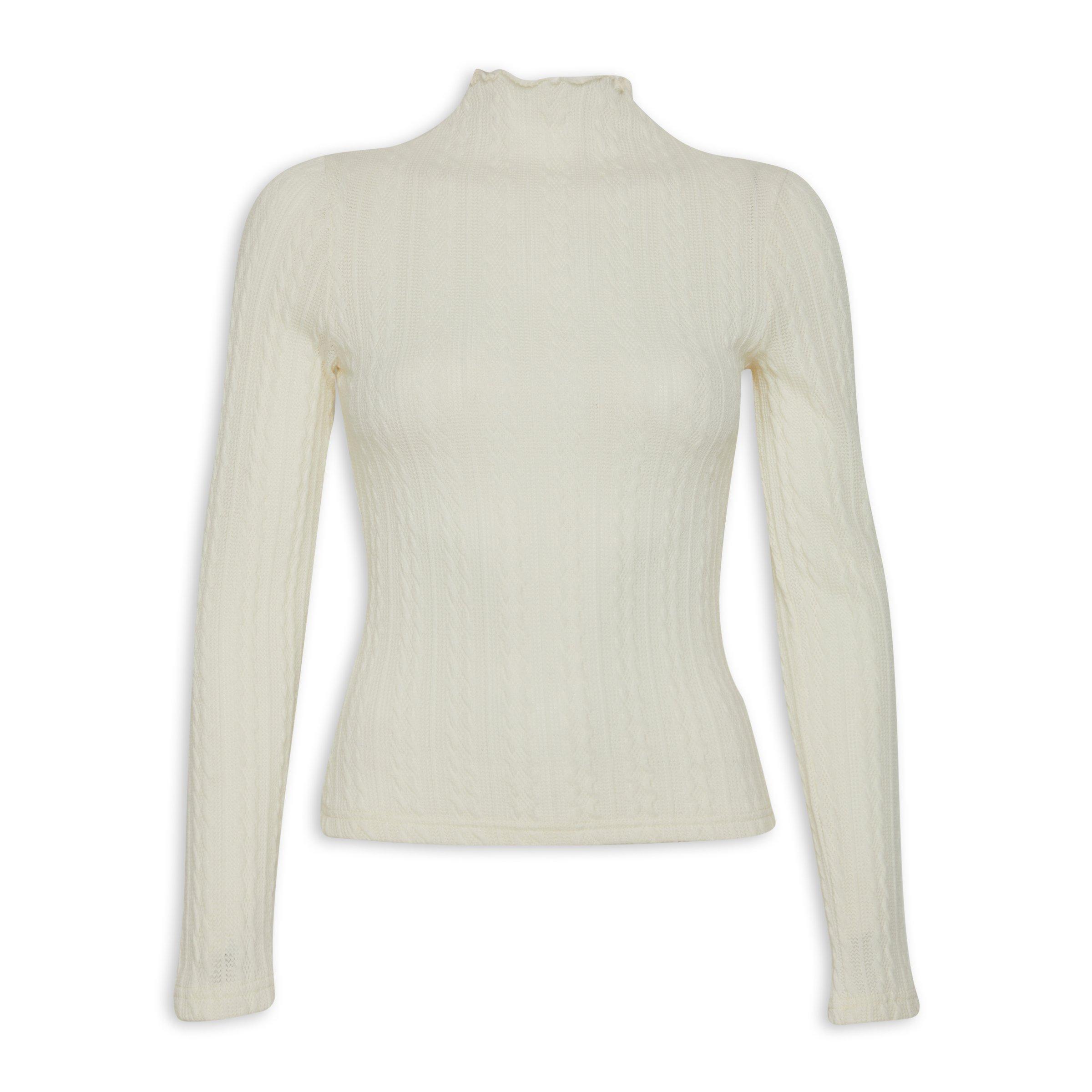 Milk Turtle Neck Top (3098958) | Hey Betty