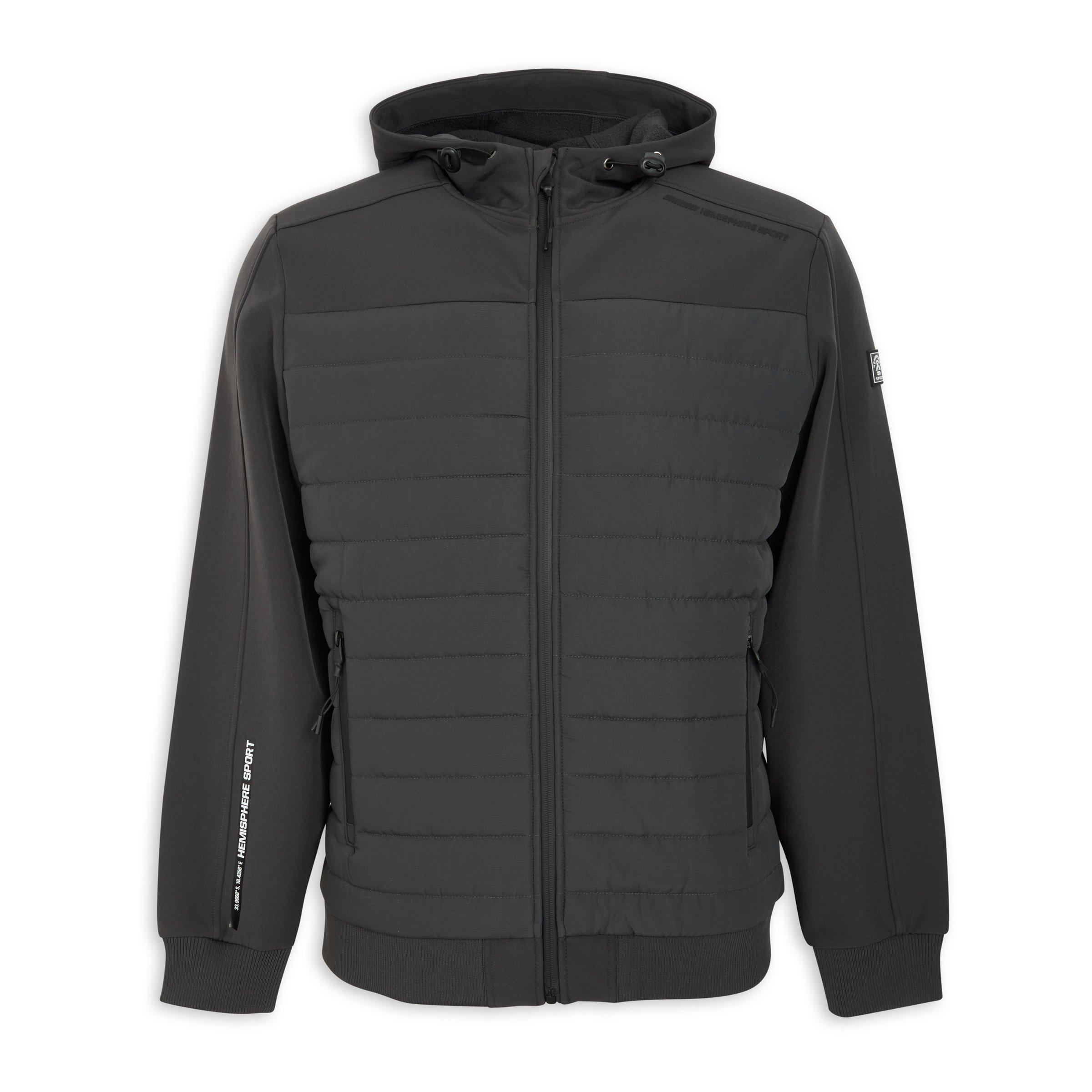 Charcoal Hooded Jacket (3099100) | Hemisphere Sport