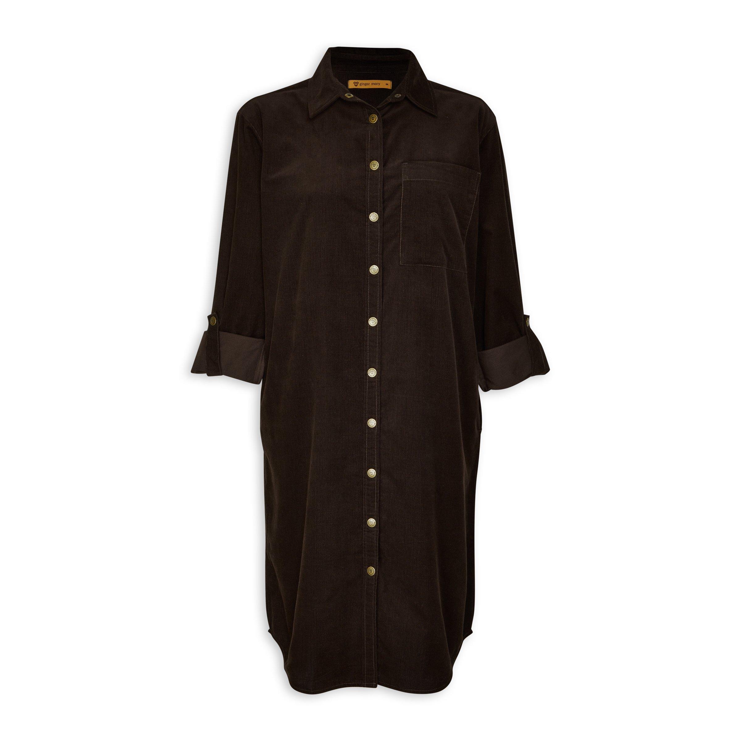 Brown Shirt Dress (3099374) | Ginger Mary