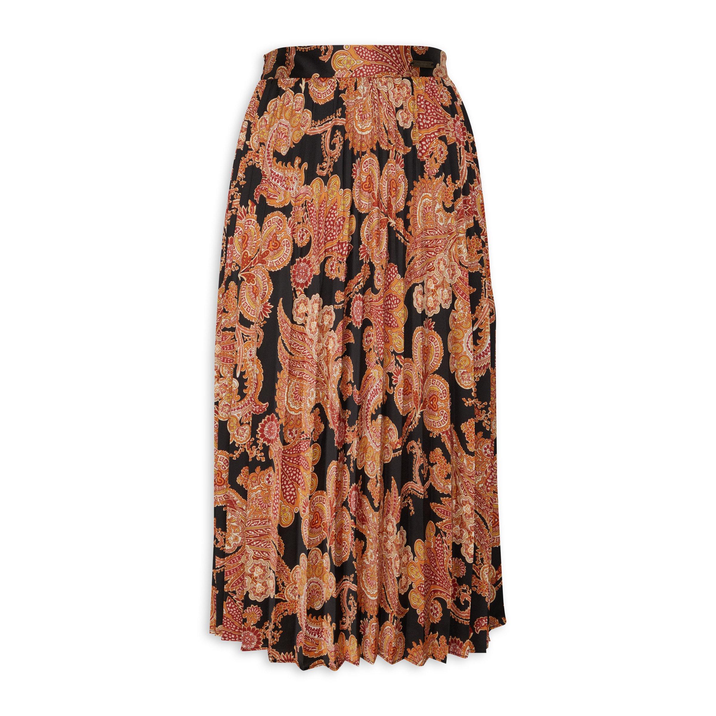 Floral Print Pleated Skirt (3099519) | Ginger Mary