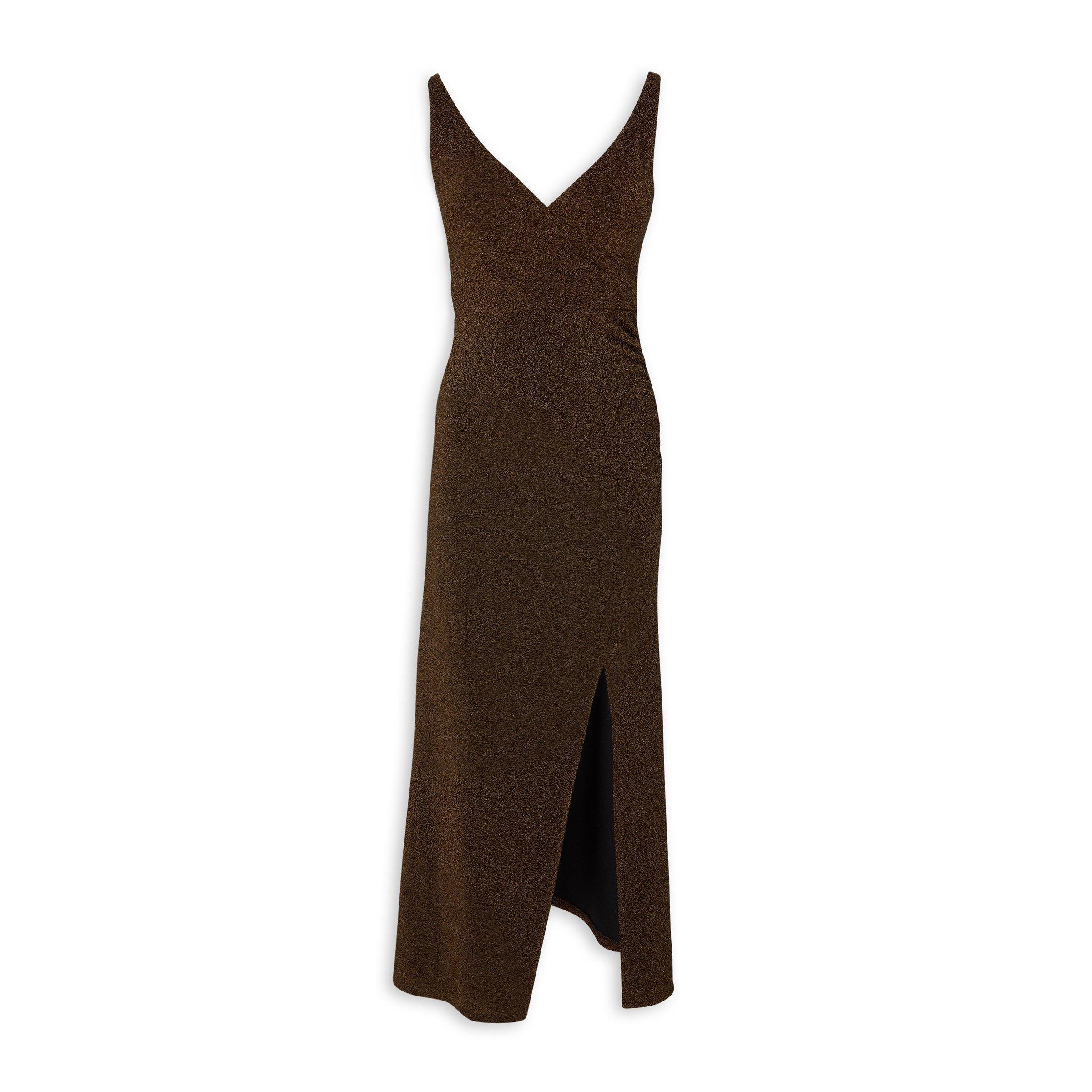 Brown Shimmer Maxi Dress 3099680 Truworths 1186