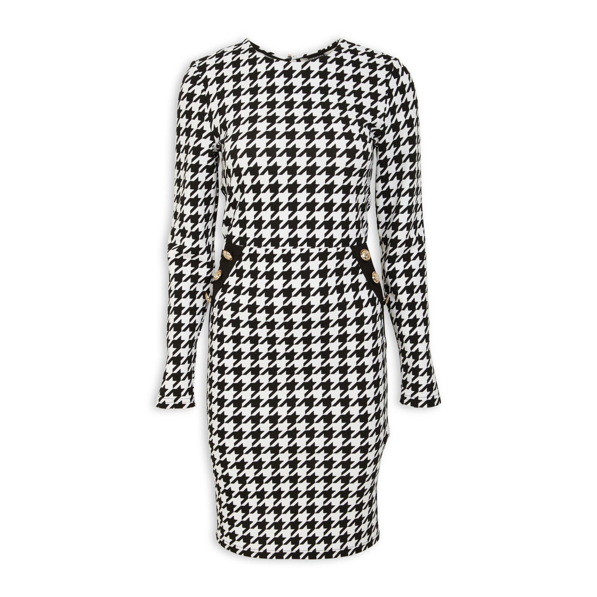 Houndstooth Bodycon Dress (3099886) | Identity