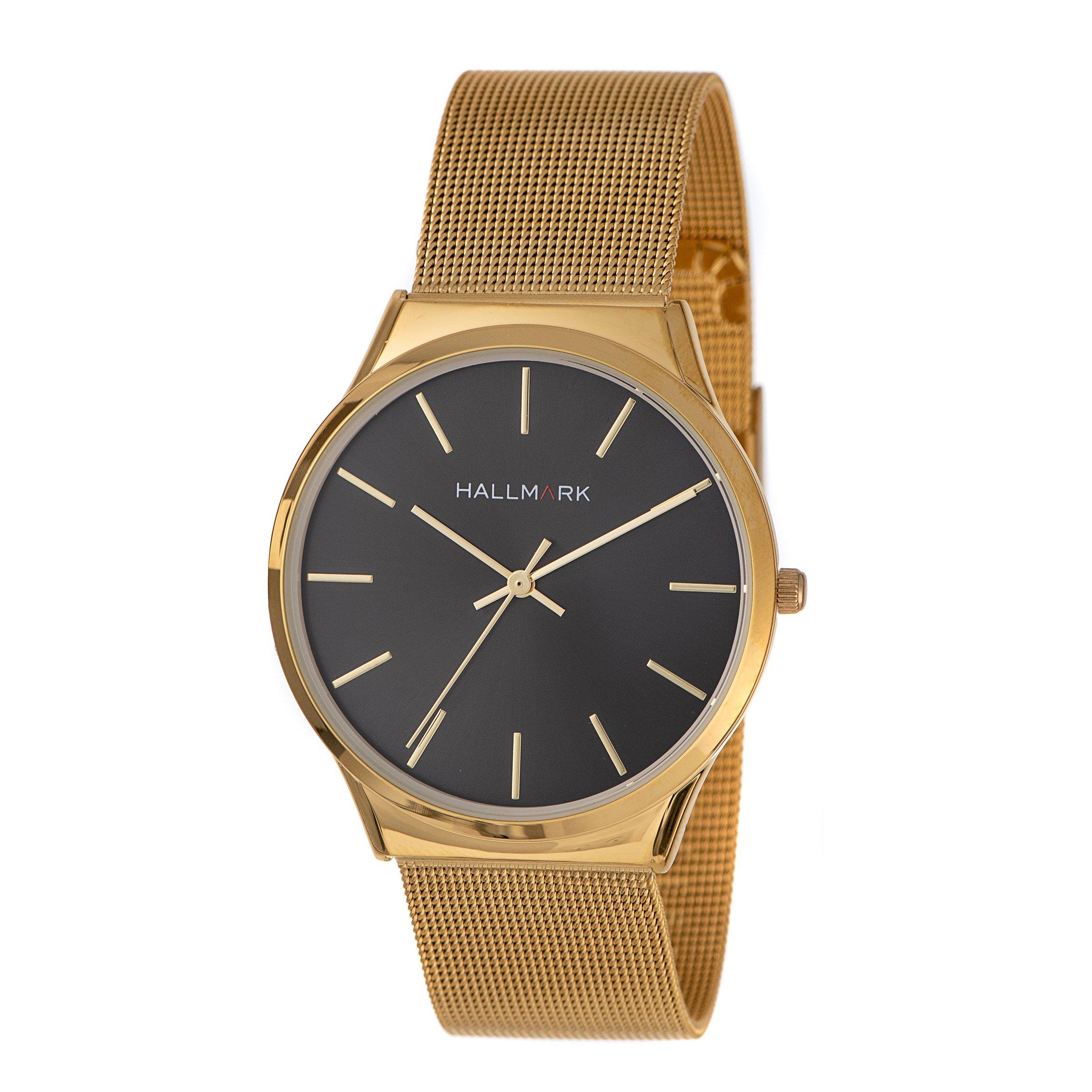 Gold Black Dial Mesh (3100419) | Hallmark