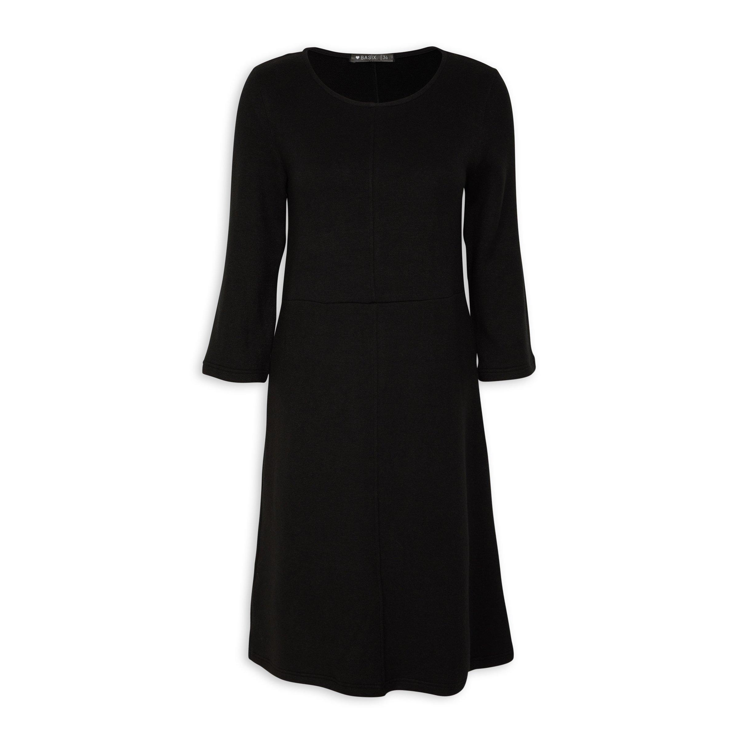 Black A-Line Dress (3102050) | Basix