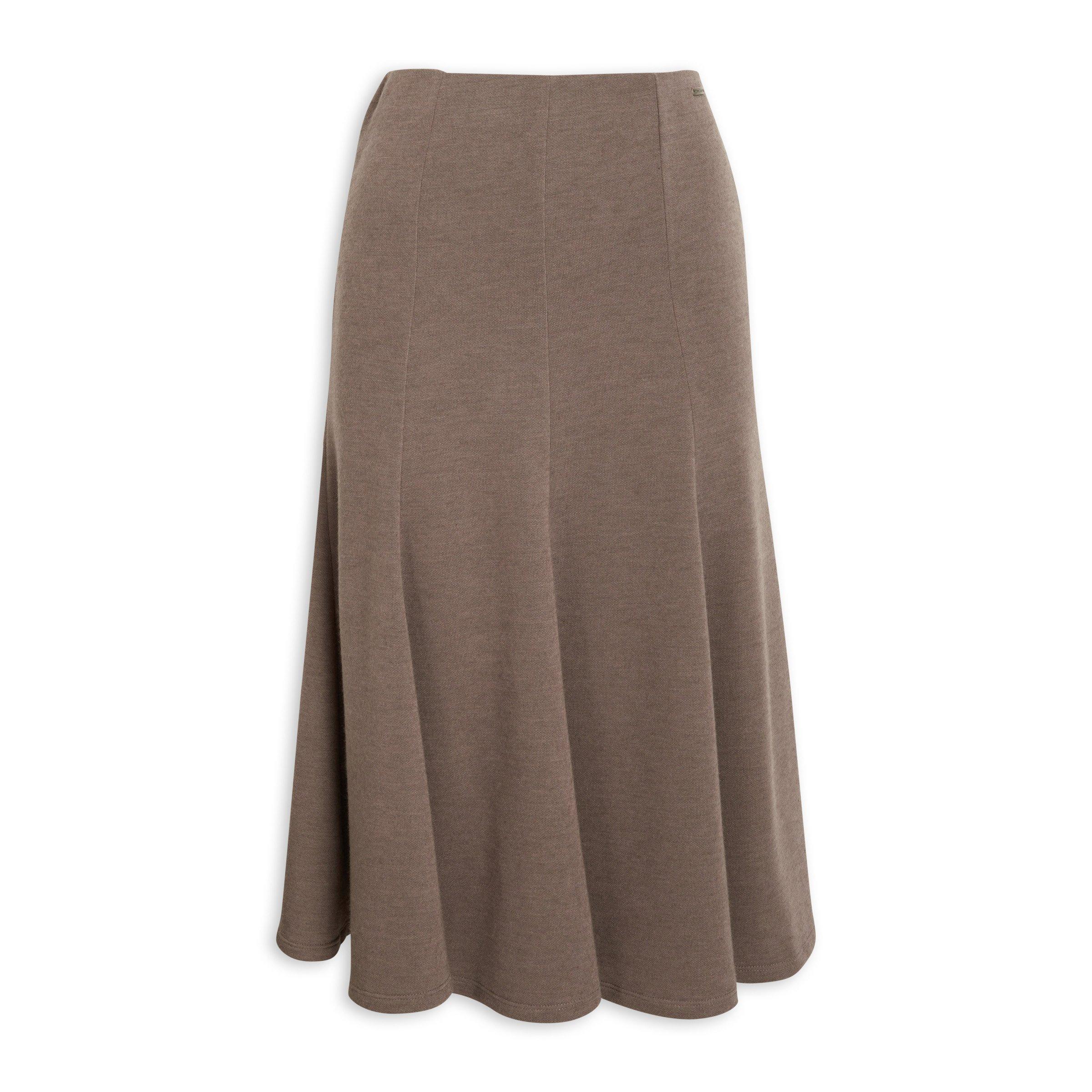 Brown A-line Skirt (3102117) | Finnigans