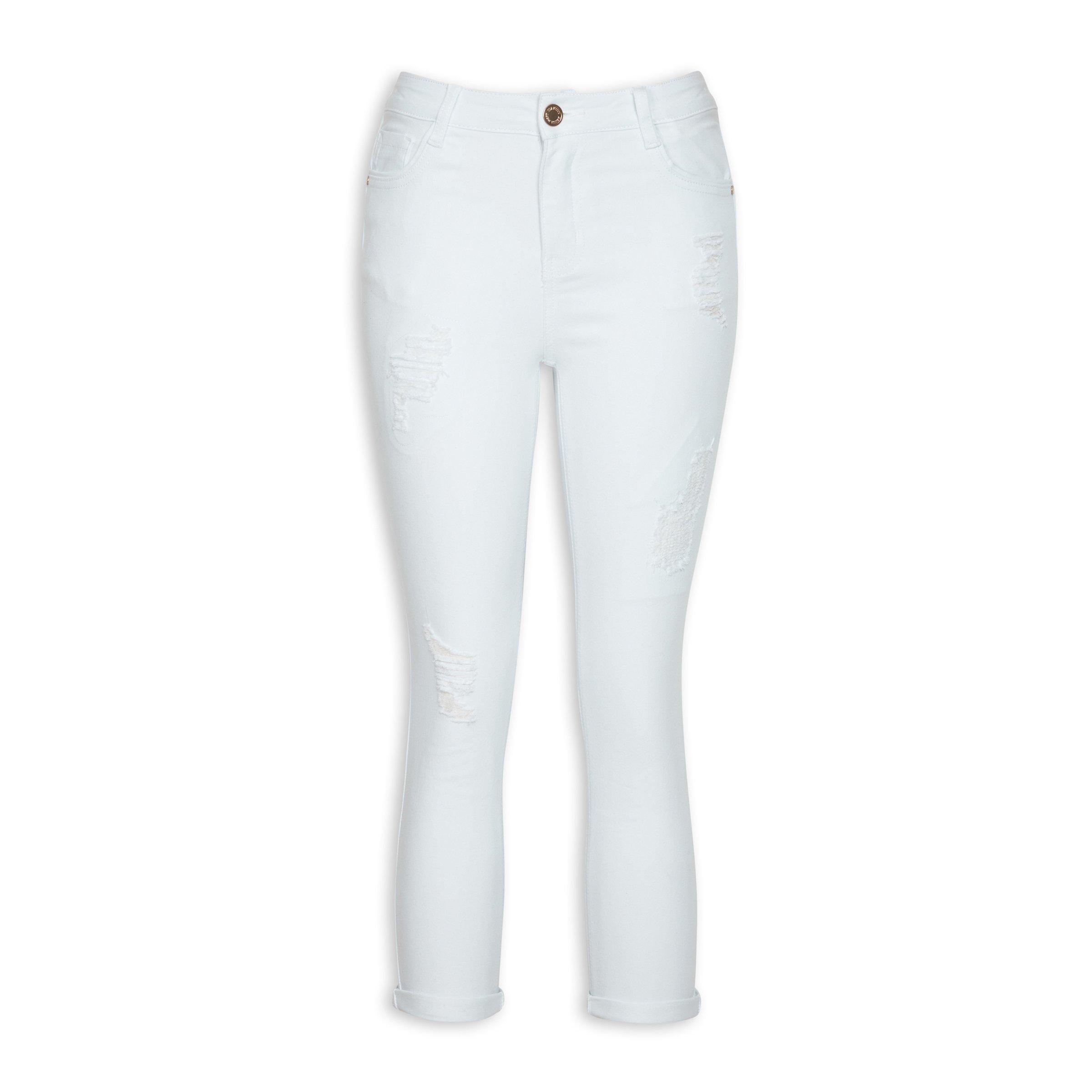 White Ripped Jean (3102498) | Identity