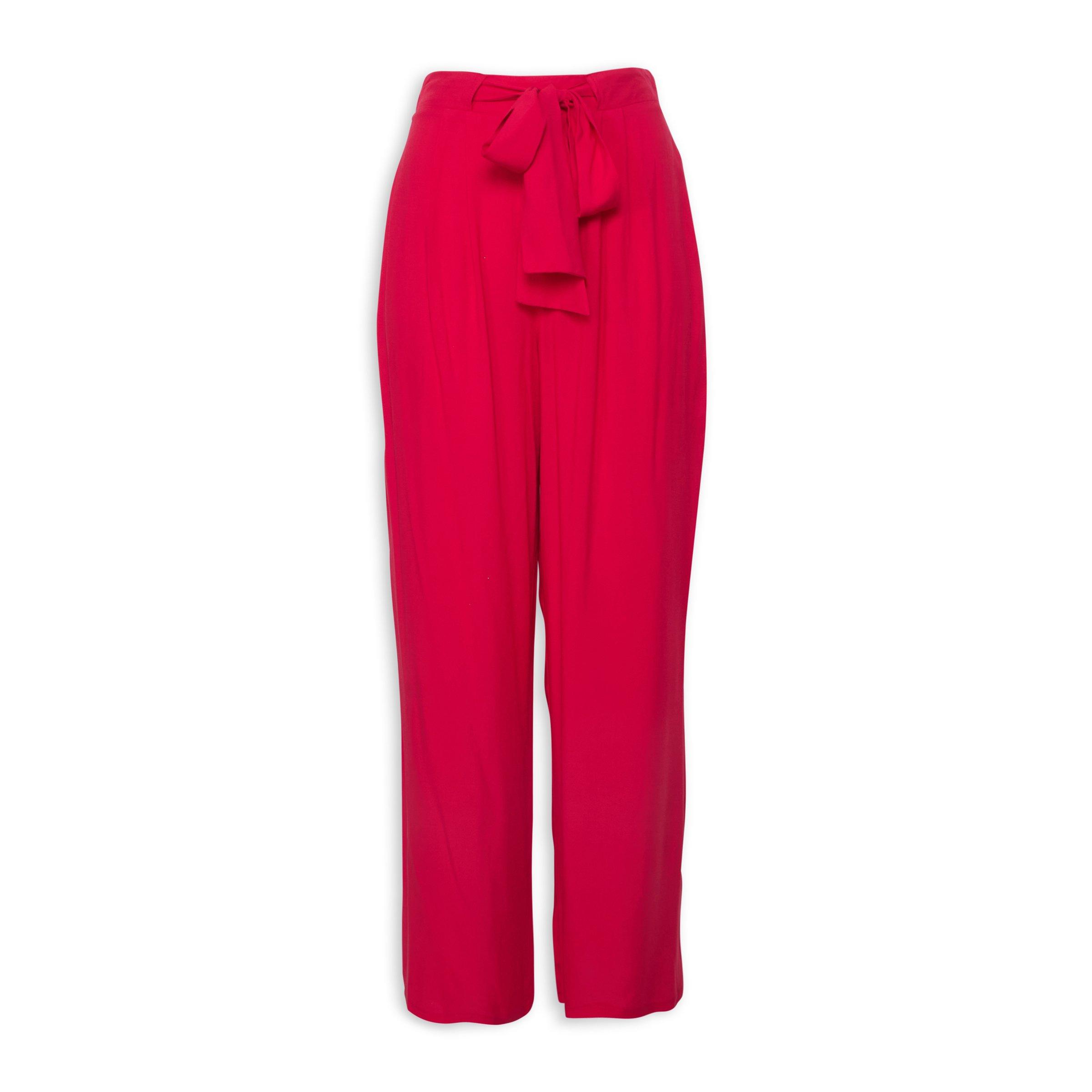 Red Relaxed Fit Pants (3103009) | Inwear