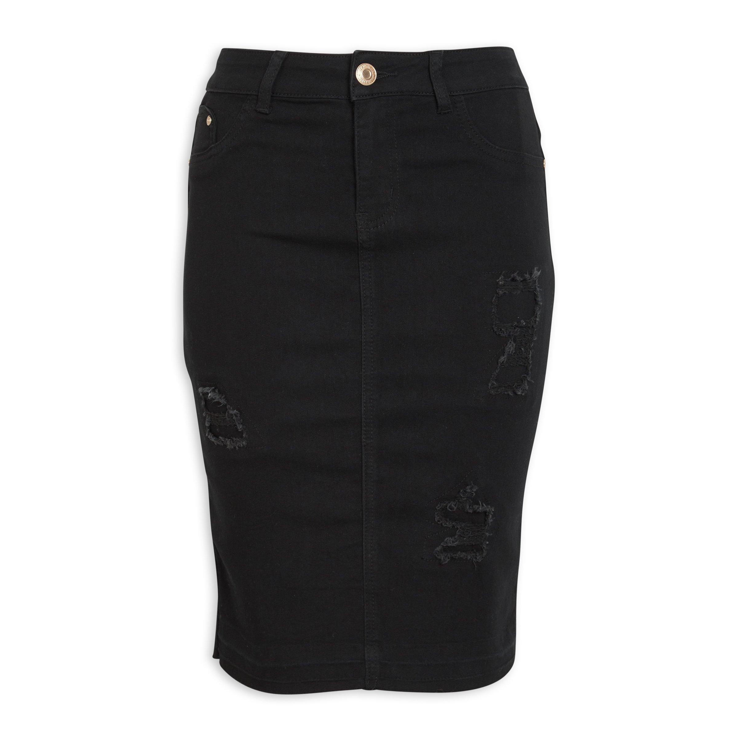 Black Denim Skirt (3103507) | Identity