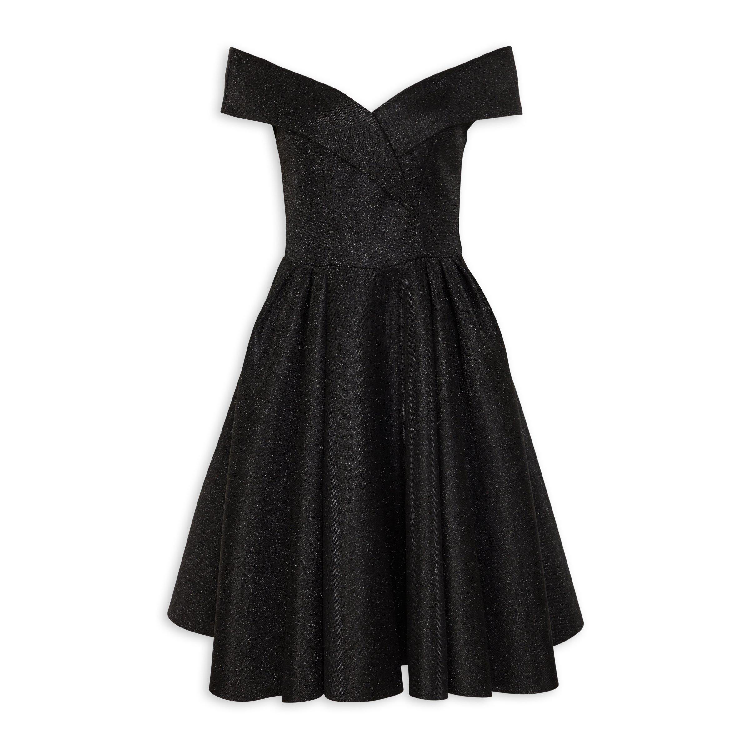Black Off The Shoulder Dress (3103535) | Truworths