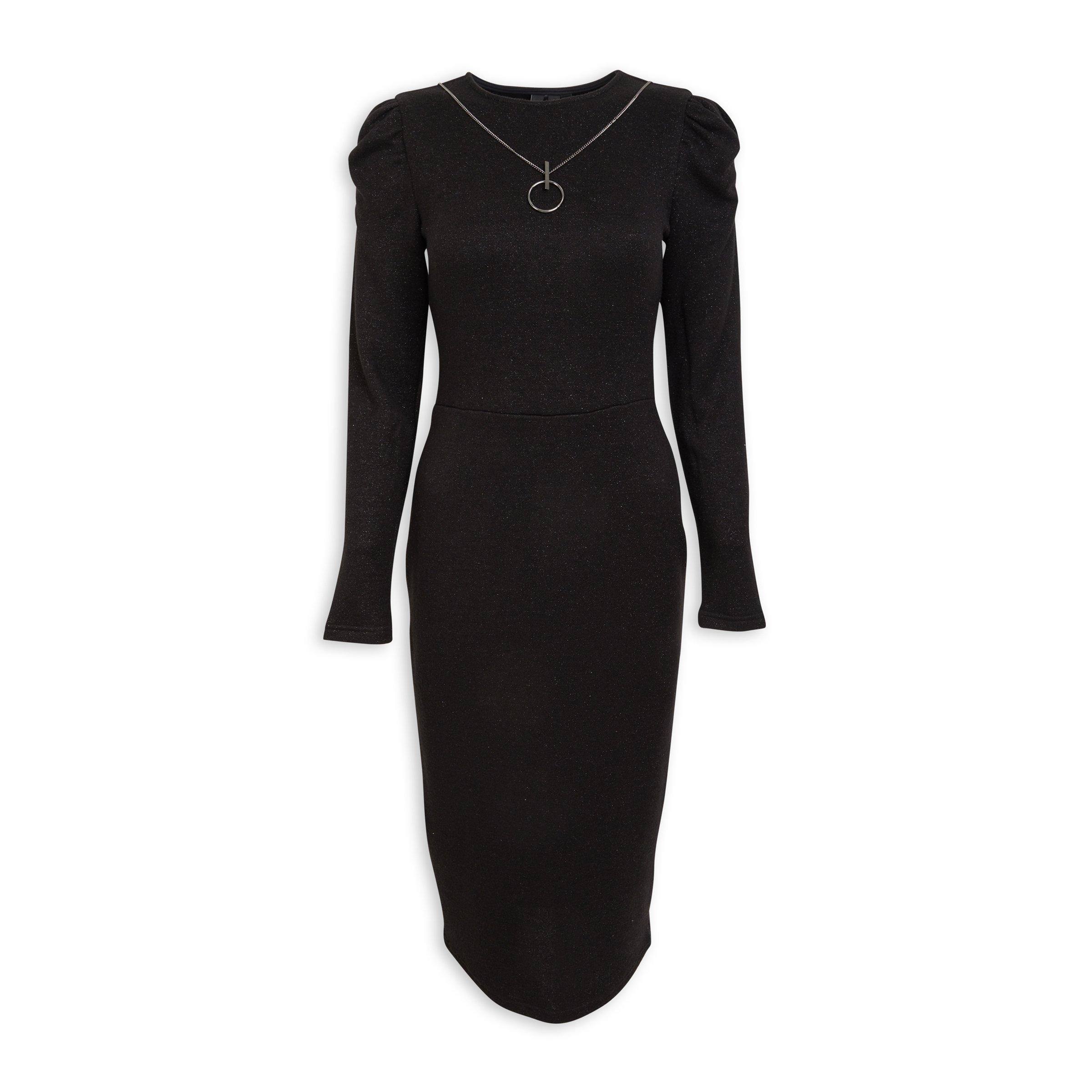 Black Bodycon Dress With Necklace (3103634) | Truworths