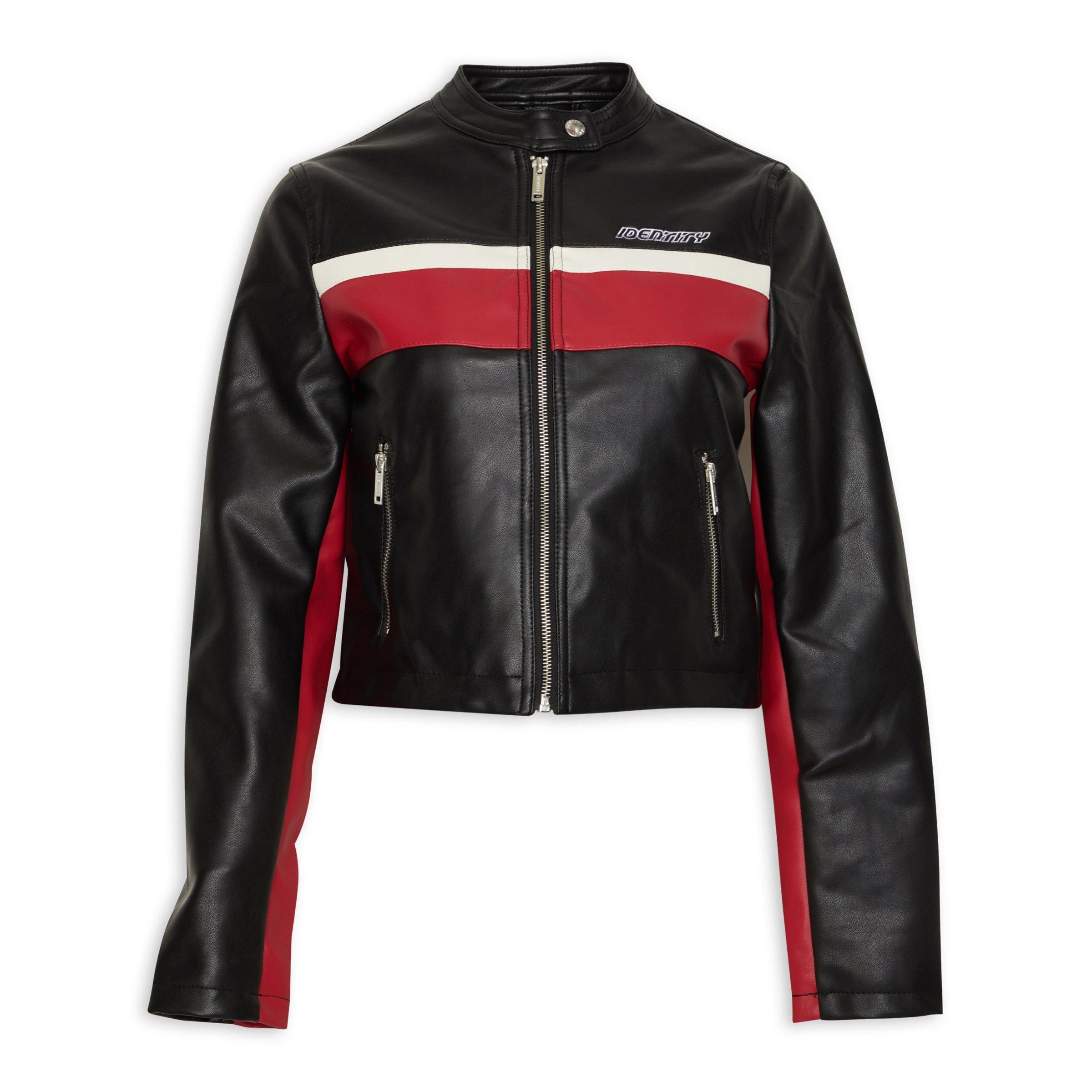 Colourblocked Biker Jacket (3103786) | Identity